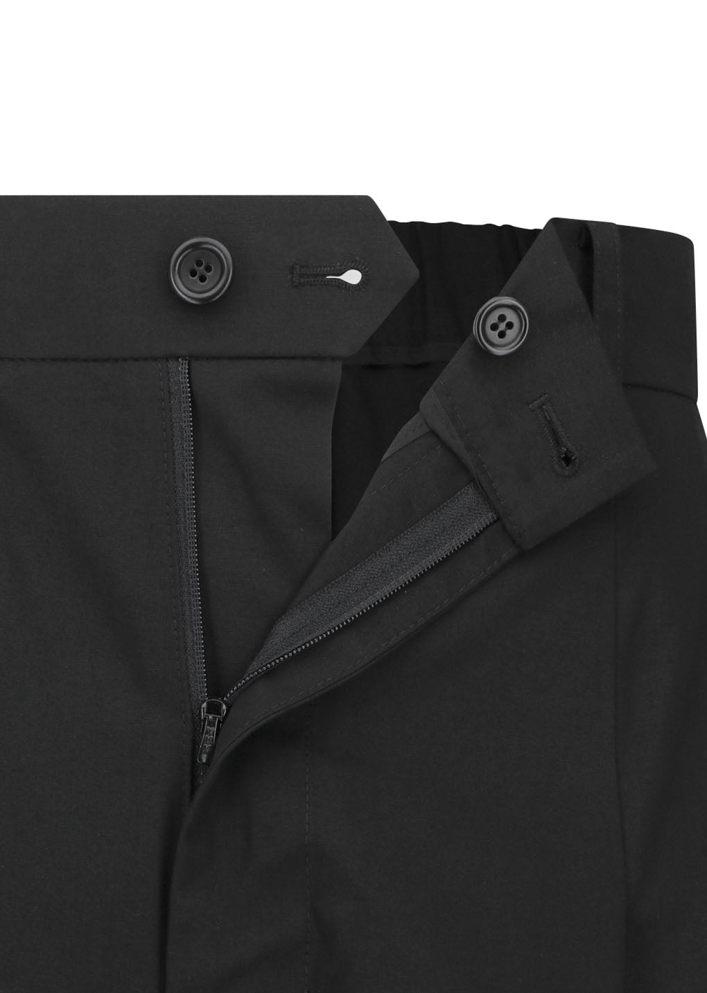 Amomento - Wide Bermuda Pants (Black) product image 4 | TRAB K-Fashion Australia