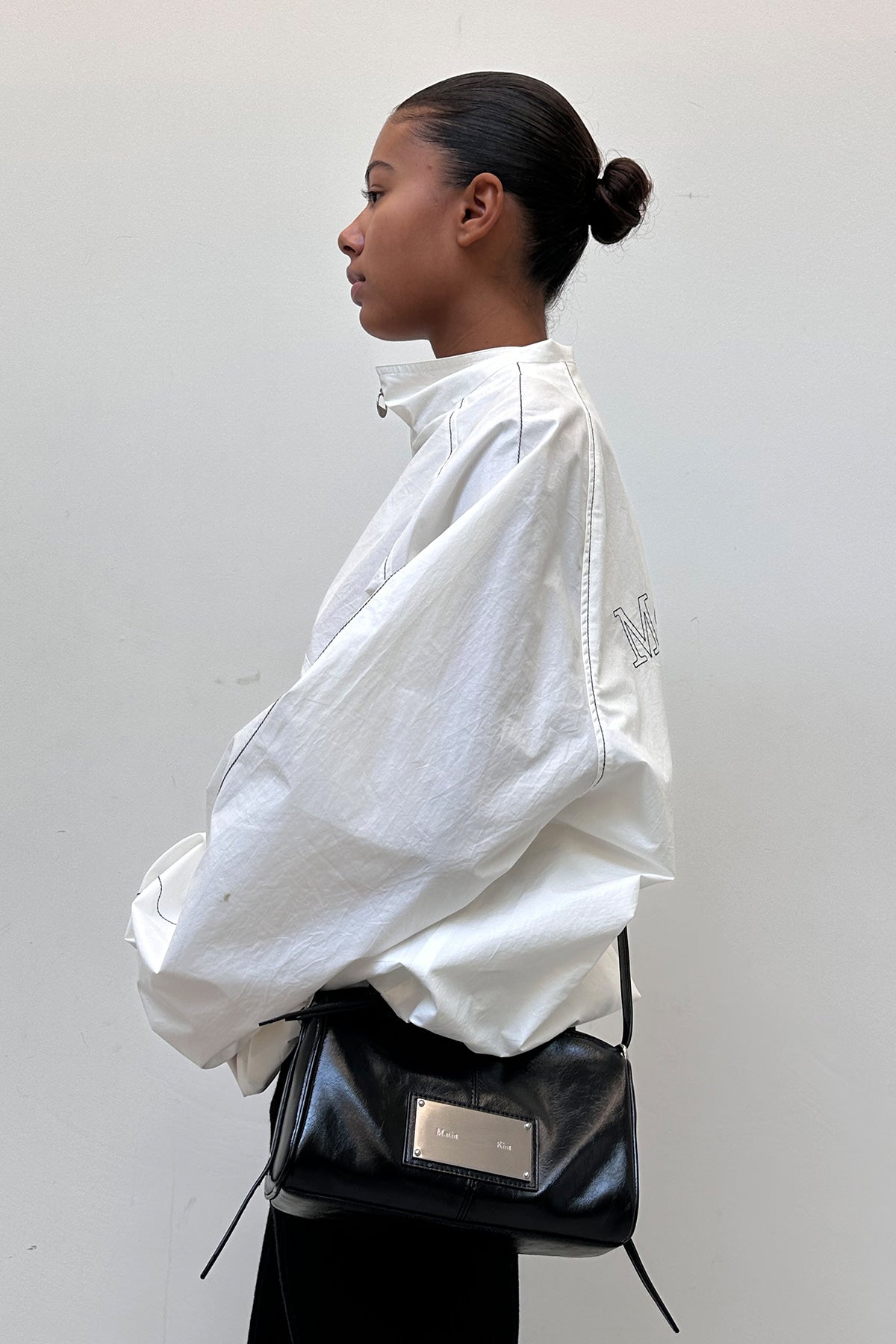 Matin Kim - Matin Coating Anorak Jumper (Ivory) product image 7 | TRAB K-Fashion Australia