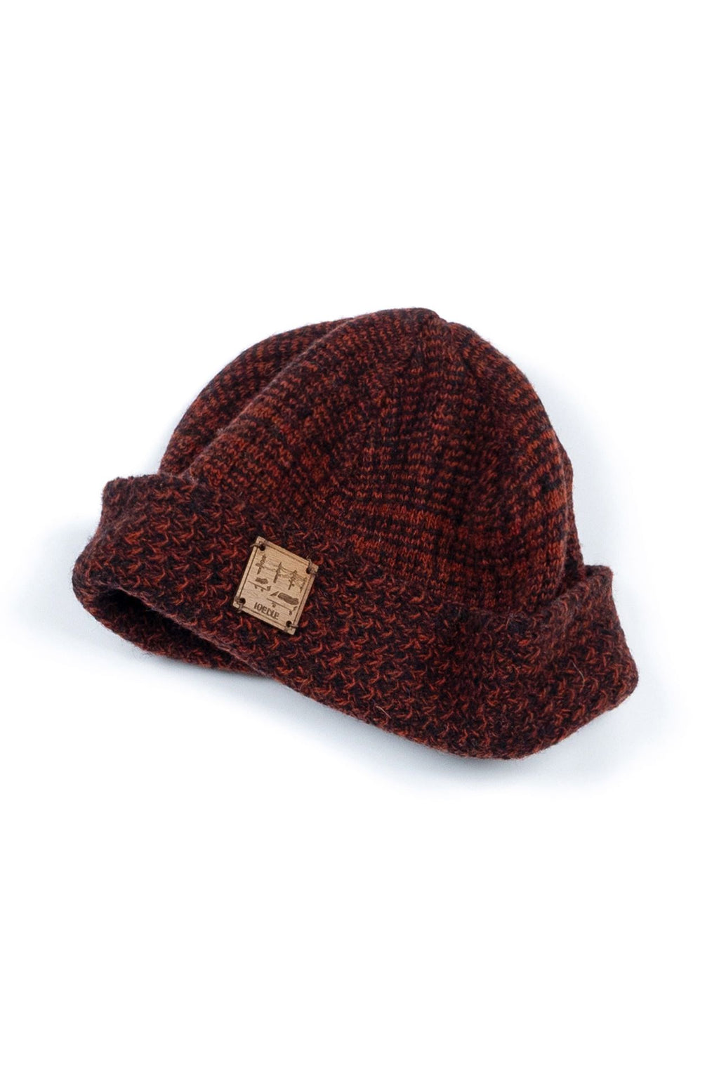 Ioedle - Flowing Landscape Short Beanie (Red Brown) product image 1 | TRAB K-Fashion Australia