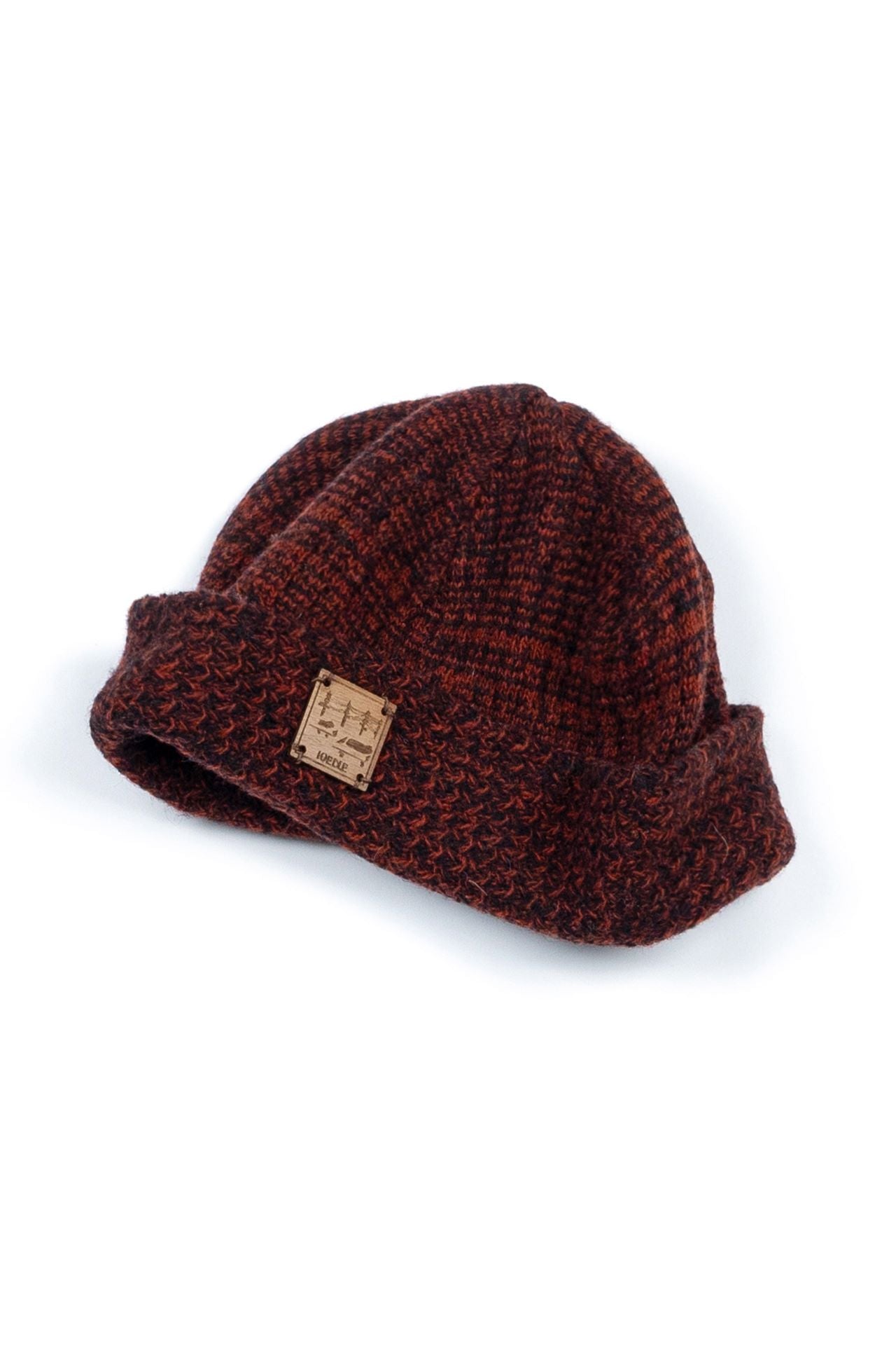 Ioedle - Flowing Landscape Short Beanie (Red Brown) product image 1 | TRAB K-Fashion Australia