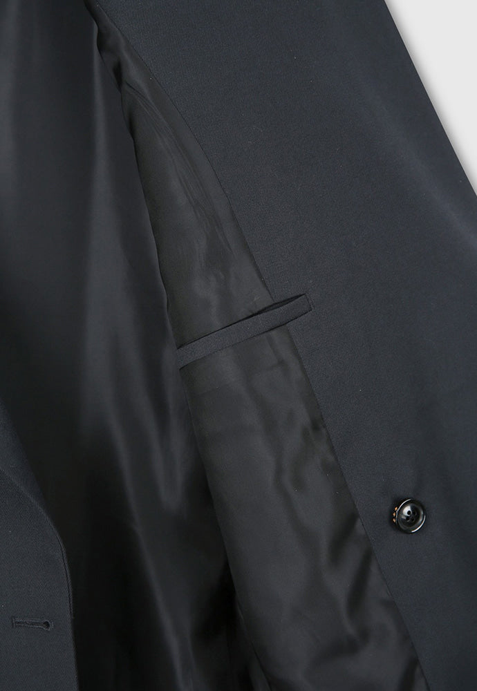 Tonywack - Wool Twill Double-Breasted Tailored Blazer (Carbon Grey) product image 14 | TRAB K-Fashion Australia