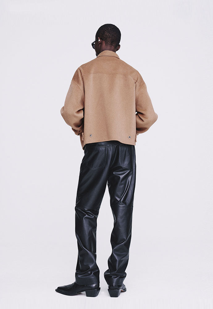 Tonywack - Handmade Cashmere Zipped Blouson Jacket (Camel) product image 6 | TRAB K-Fashion Australia