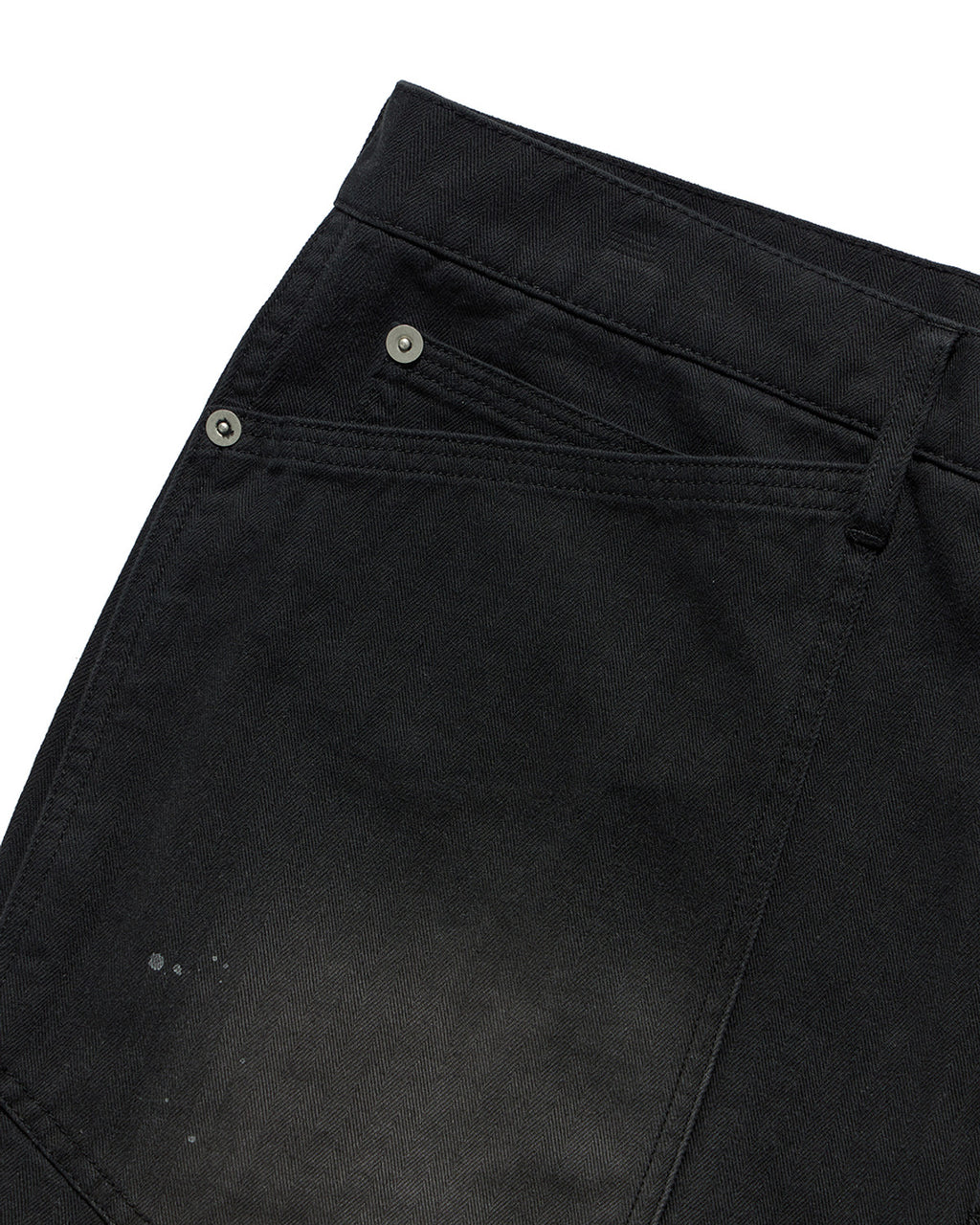 Eastlogue - M-35 Shorts (Black Herringbone) product image 4 | TRAB K-Fashion Australia