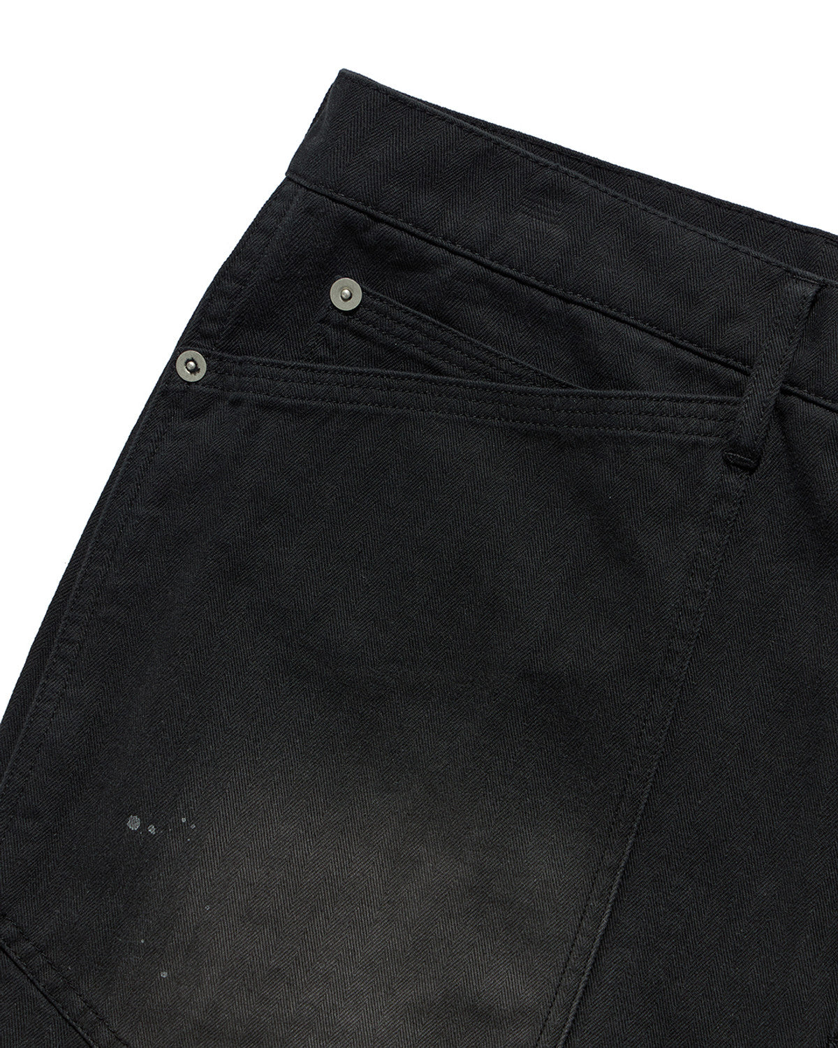 Eastlogue - M-35 Shorts (Black Herringbone) product image 4 | TRAB K-Fashion Australia