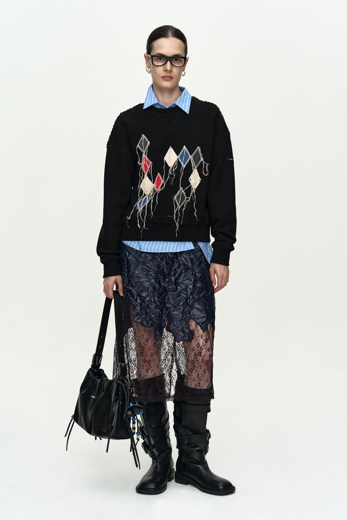 Andersson Bell - Maki Shopper Bag (Black) product image 9 | TRAB K-Fashion Australia