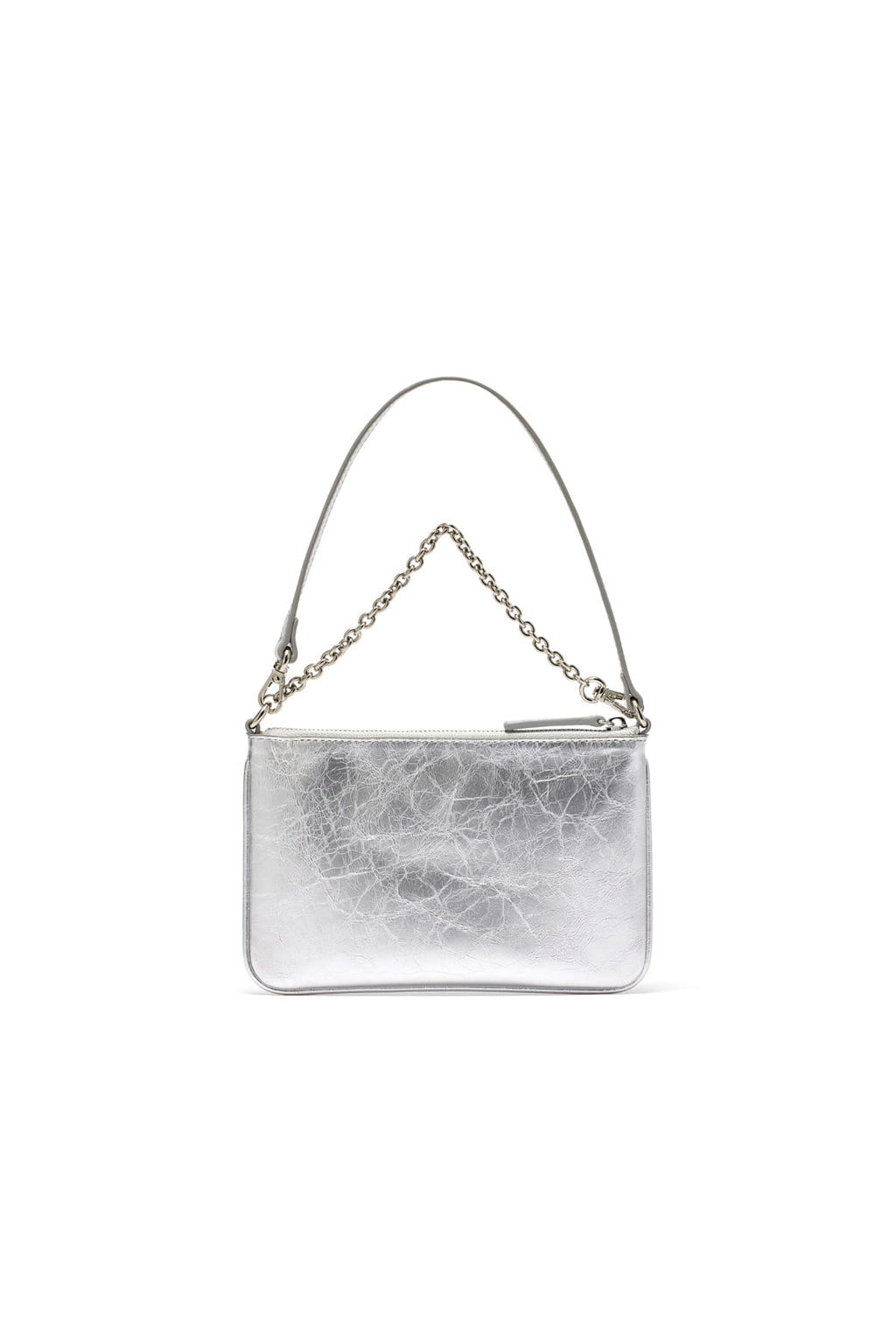 Matin Kim - Glossy Leather Micro Bag (Silver) product image 2 | TRAB K-Fashion Australia
