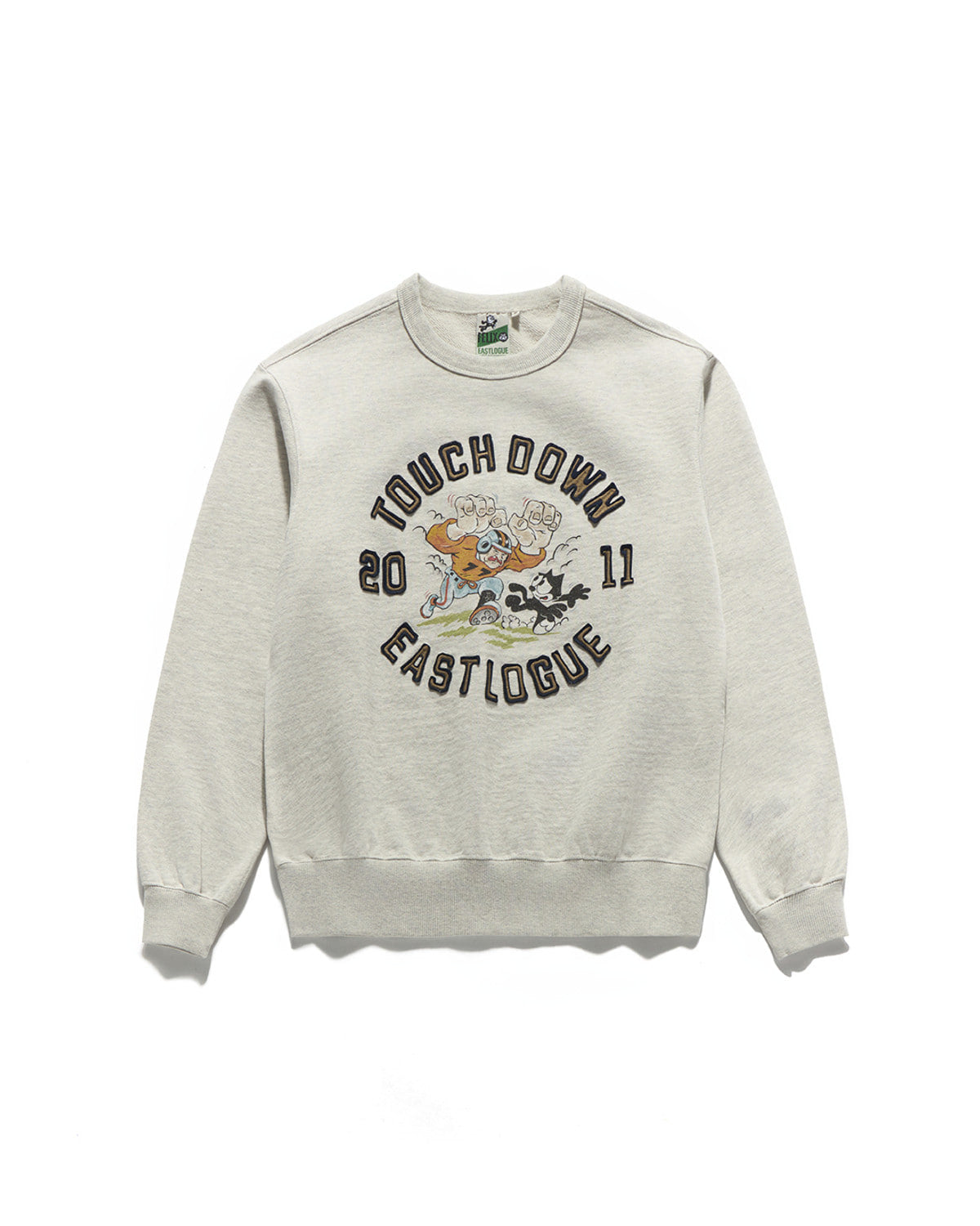 Eastlogue - Felix Breakaway Rugby Sweat Shirt (Oatmeal) product image 1 | TRAB K-Fashion Australia