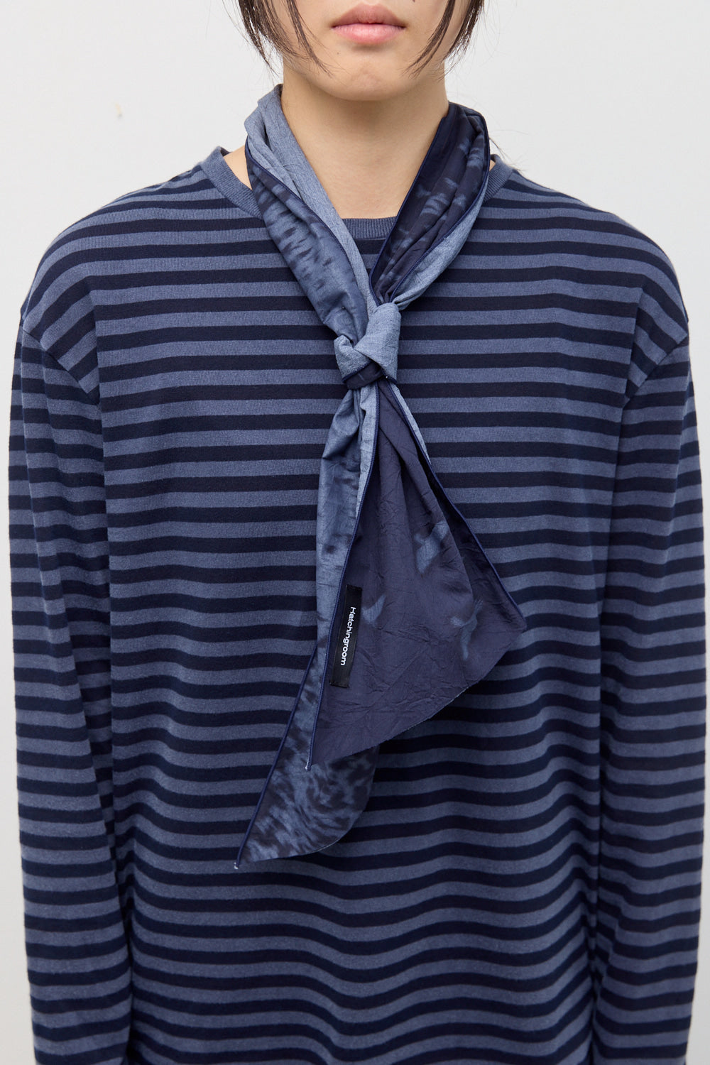 Hatchingroom - Murmuration Scarf (Dark Navy/Blue Grey) product image 8 | TRAB K-Fashion Australia
