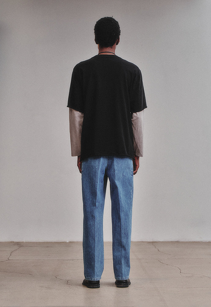 Art if acts - Layered Long Sleeve (Black/Cliff) product image 5 | TRAB K-Fashion Australia