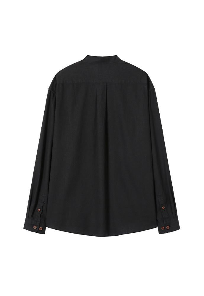 Art if acts - Linen Oriental Jacket (Black) product image 8 | TRAB K-Fashion Australia