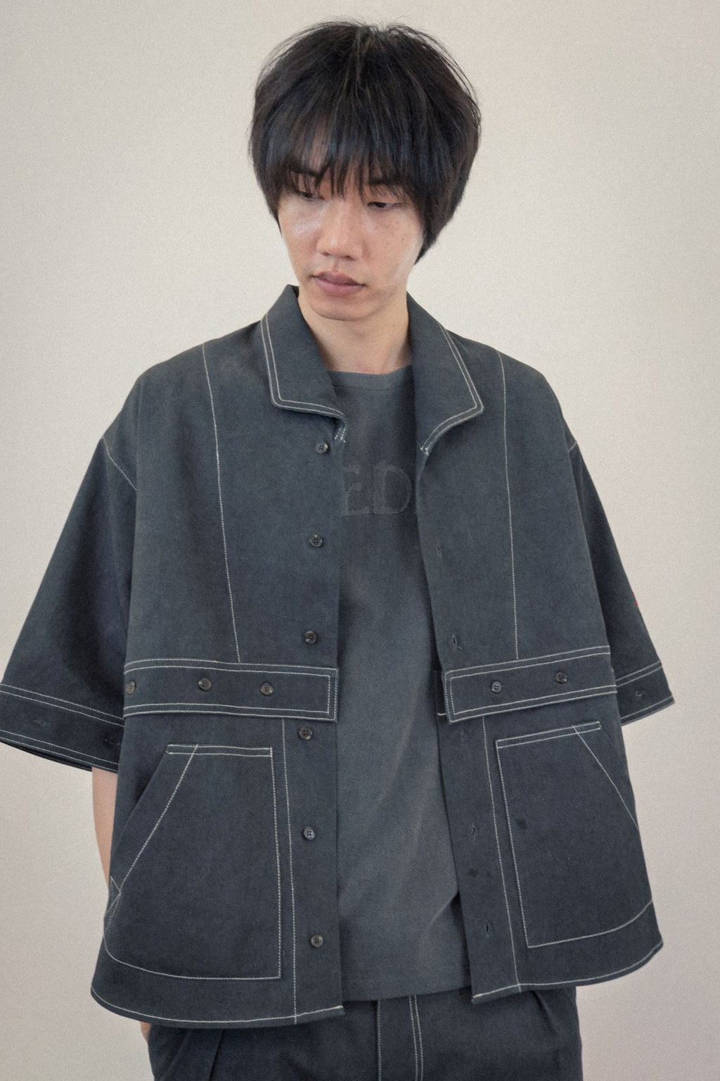 Ioedle - Imagination-Blooming Assembly Jacket (Charcoal) product image 16 | TRAB K-Fashion Australia