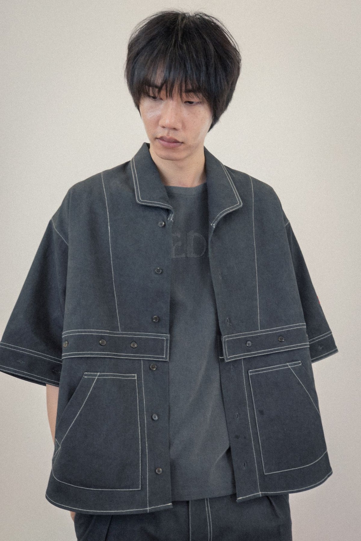 Ioedle - Imagination-Blooming Assembly Jacket (Charcoal) product image 16 | TRAB K-Fashion Australia