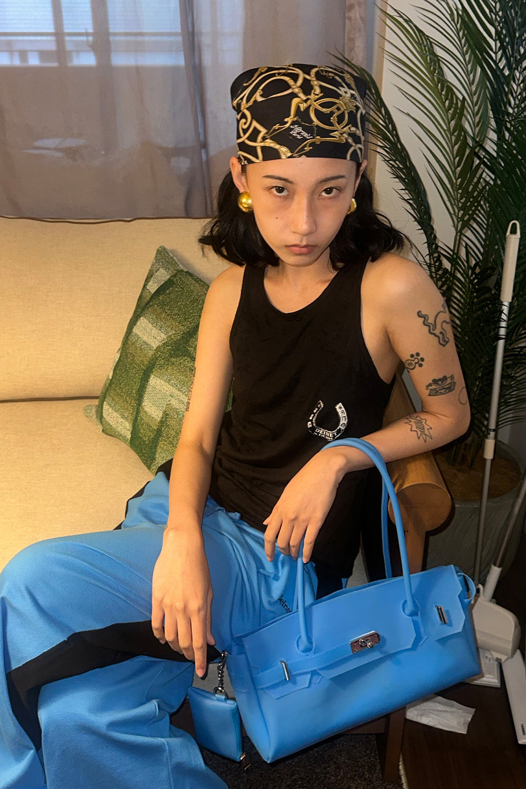Deinet - [free Card Wallet] Jelly Two-Way Bag (Blue) product image 1 | TRAB K-Fashion Australia