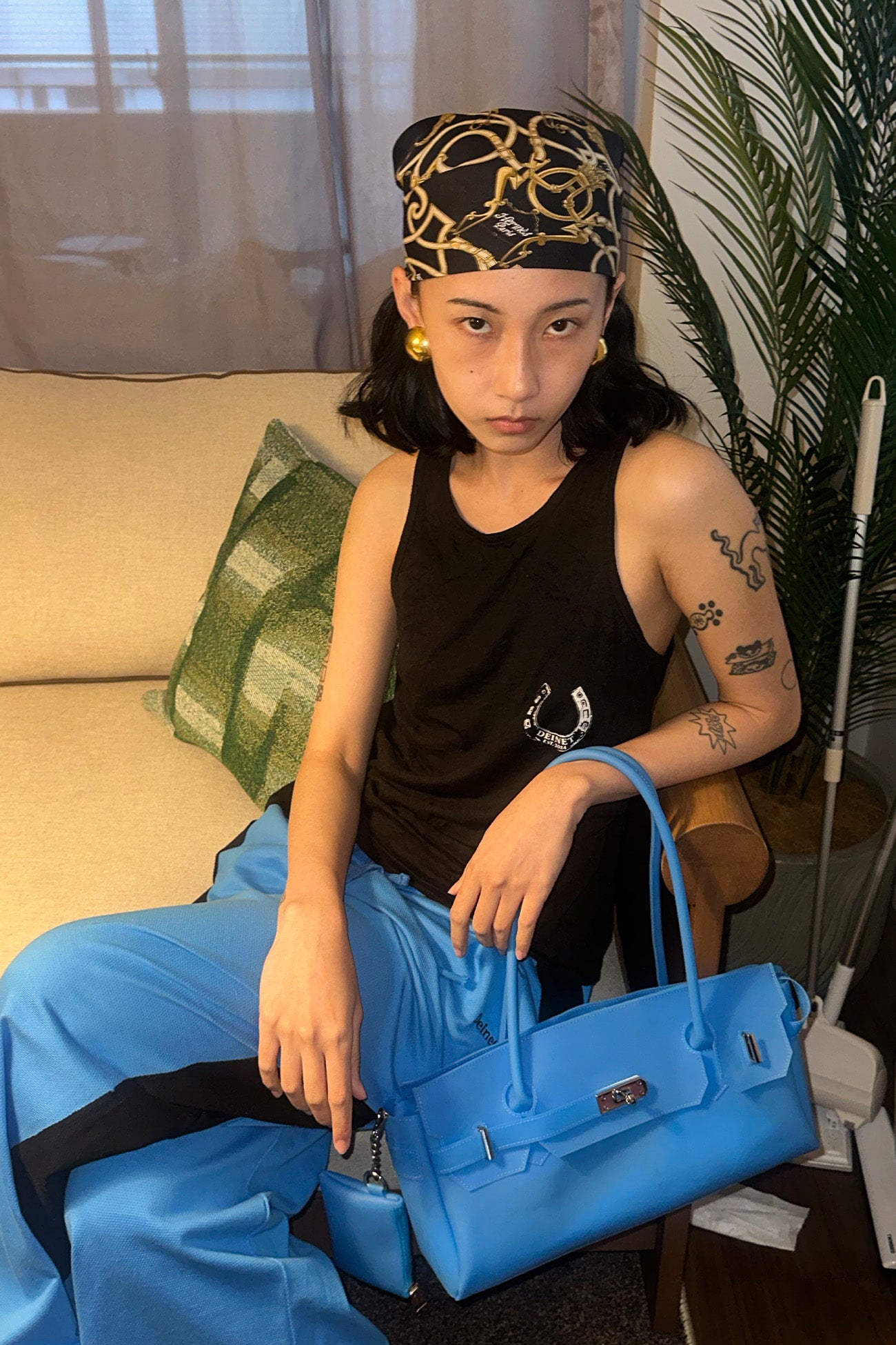 Deinet - [free Card Wallet] Jelly Two-Way Bag (Blue) product image 1 | TRAB K-Fashion Australia