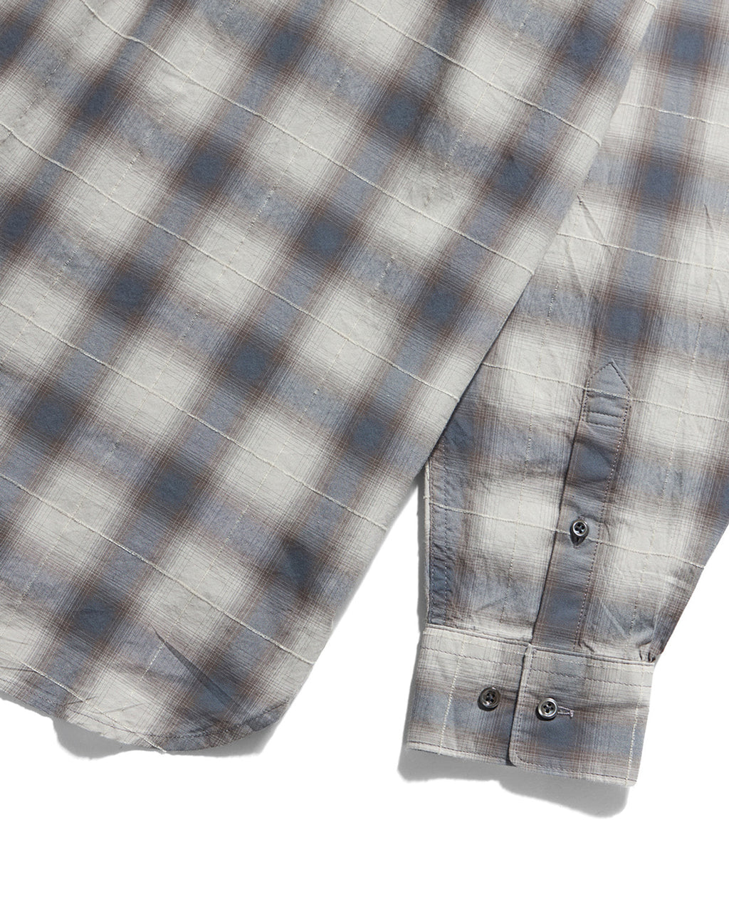 Eastlogue - Holiday Shirts (L.grey & Blue Check) product image 9 | TRAB K-Fashion Australia