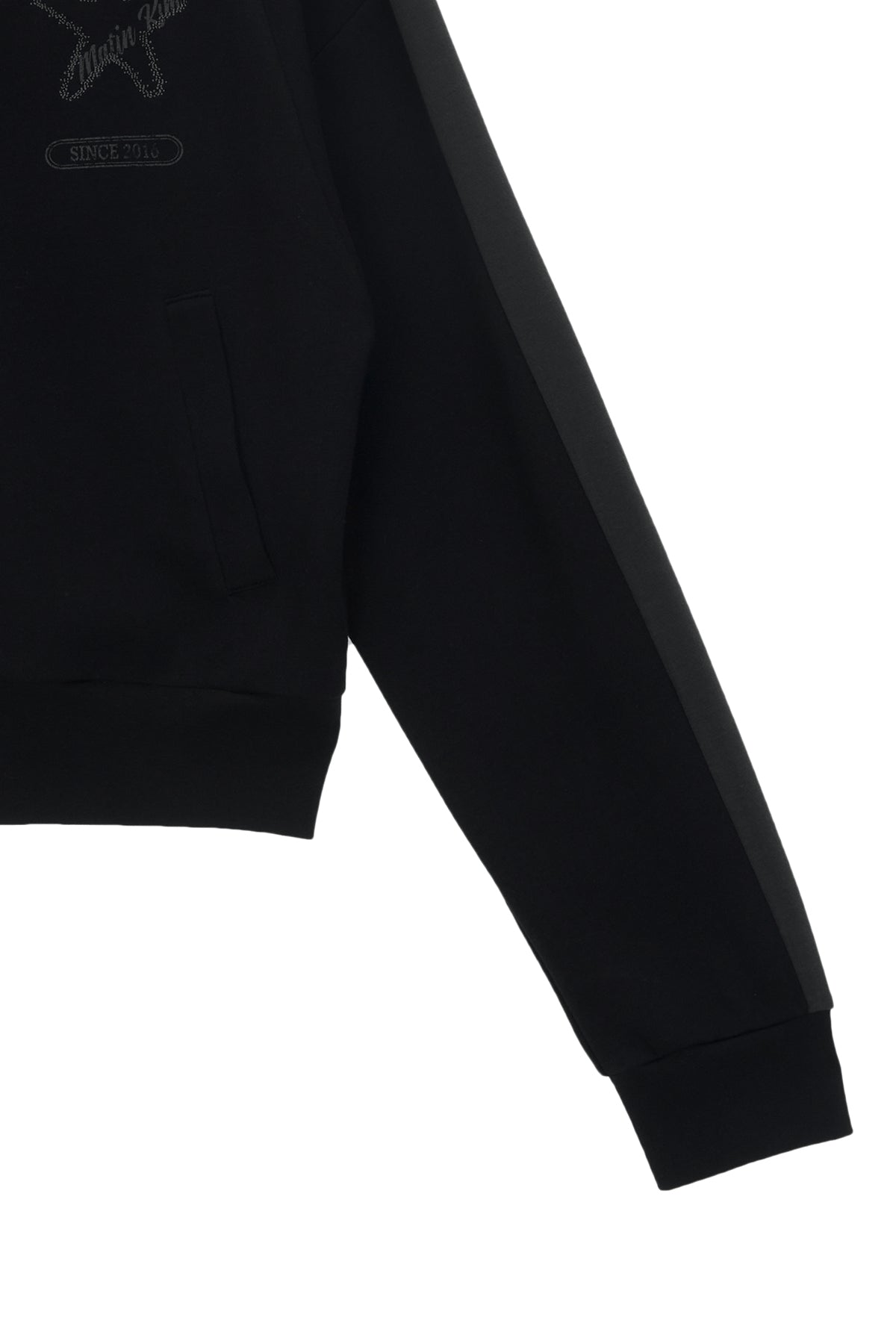 Matin Kim - Vintage Graphic Jersey Zip Up (Black) product image 4 | TRAB K-Fashion Australia