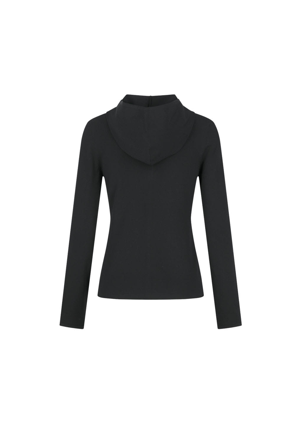 Amomento - Half Zip-up Knit Hoodie (Black) product image 3 | TRAB K-Fashion Australia