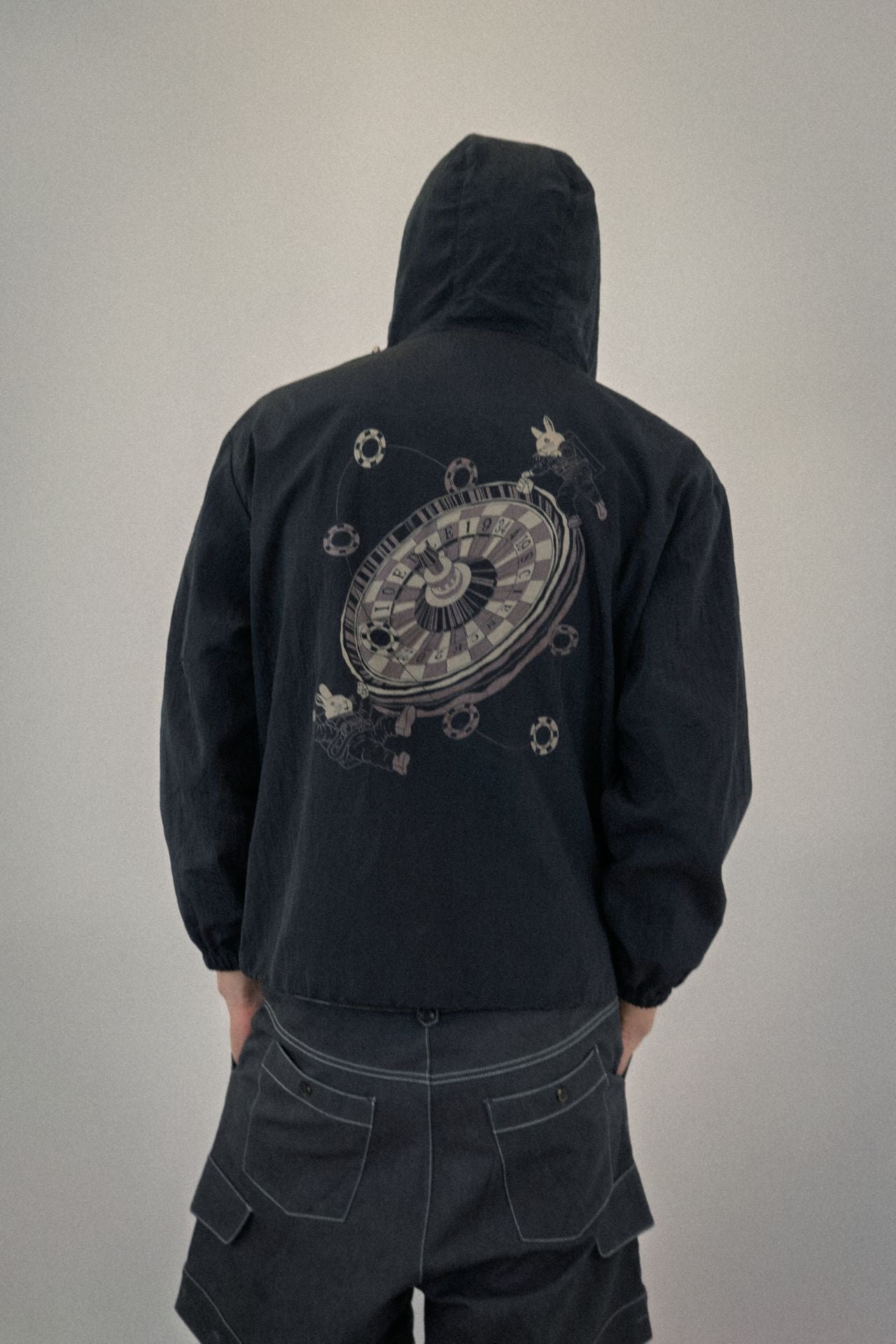 Ioedle - Zero Gravity Casino Windbreaker (Olive) product image 13 | TRAB K-Fashion Australia