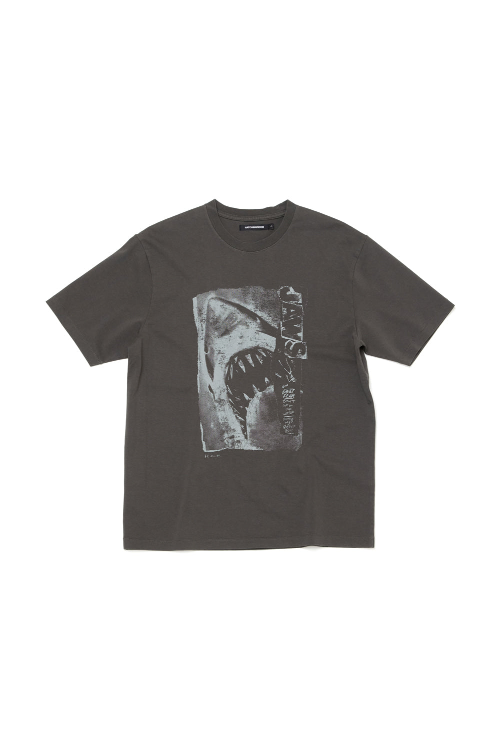 Hatchingroom - Wave Hunter Tee (Charcoal) product image 1 | TRAB K-Fashion Australia