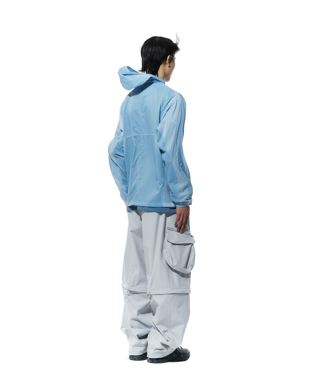 San San Gear - 2Way Pocket Pants (Blue Grey) product image 3 | TRAB K-Fashion Australia