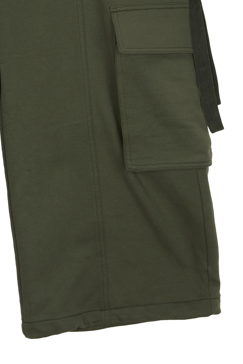 Matin Kim - Jersey Mixed Cargo Pants (Khaki) product image 4 | TRAB K-Fashion Australia