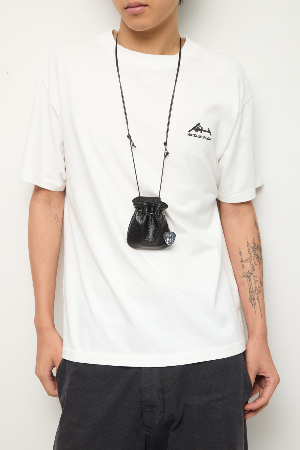 Hatchingroom - Shirakami Woods Leather Pick Pouch (Black) product image 12 | TRAB K-Fashion Australia