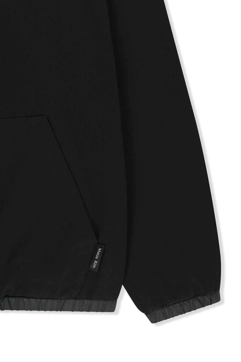 Matin Kim - Double Face Hoody Zip Up (Black) product image 9 | TRAB K-Fashion Australia