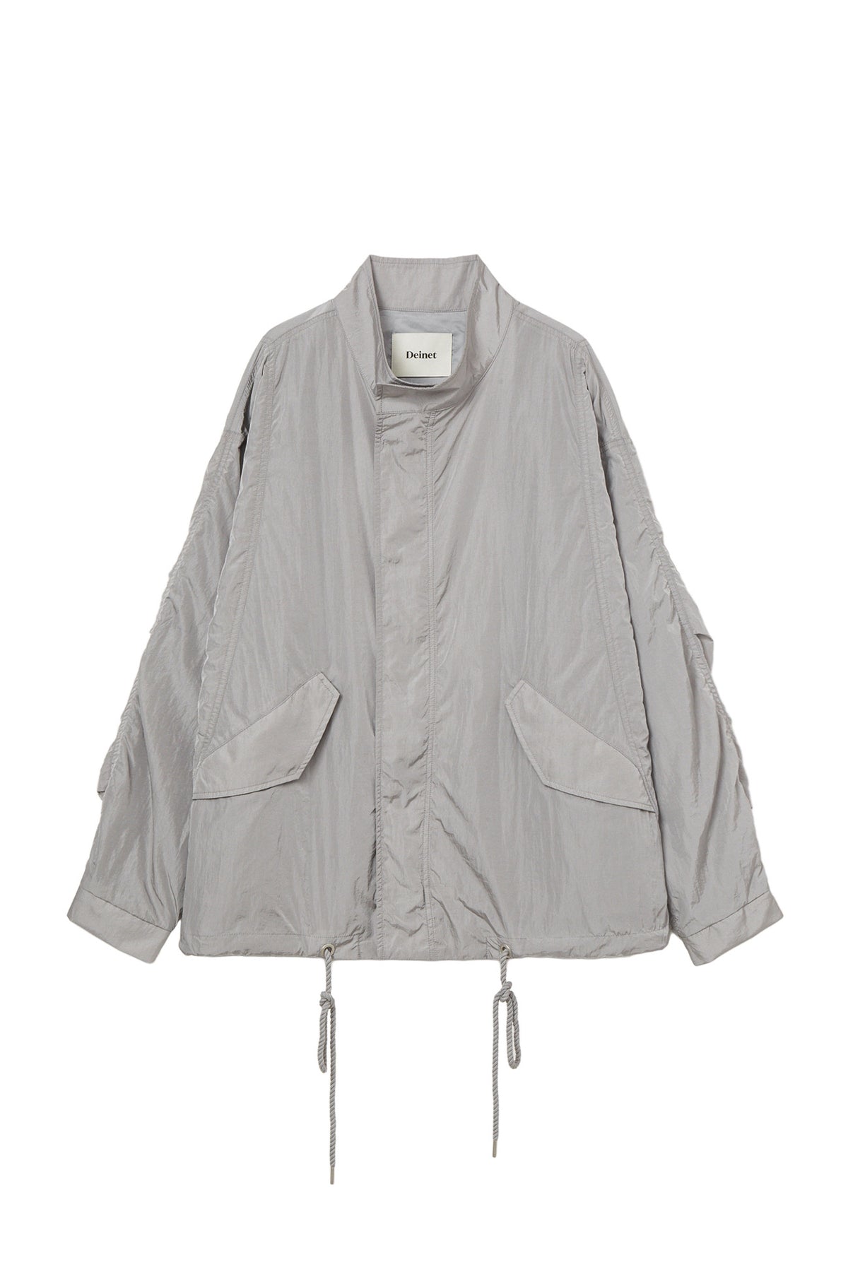 Deinet - Funnel Neck Jacket (Grey) product image 1 | TRAB K-Fashion Australia