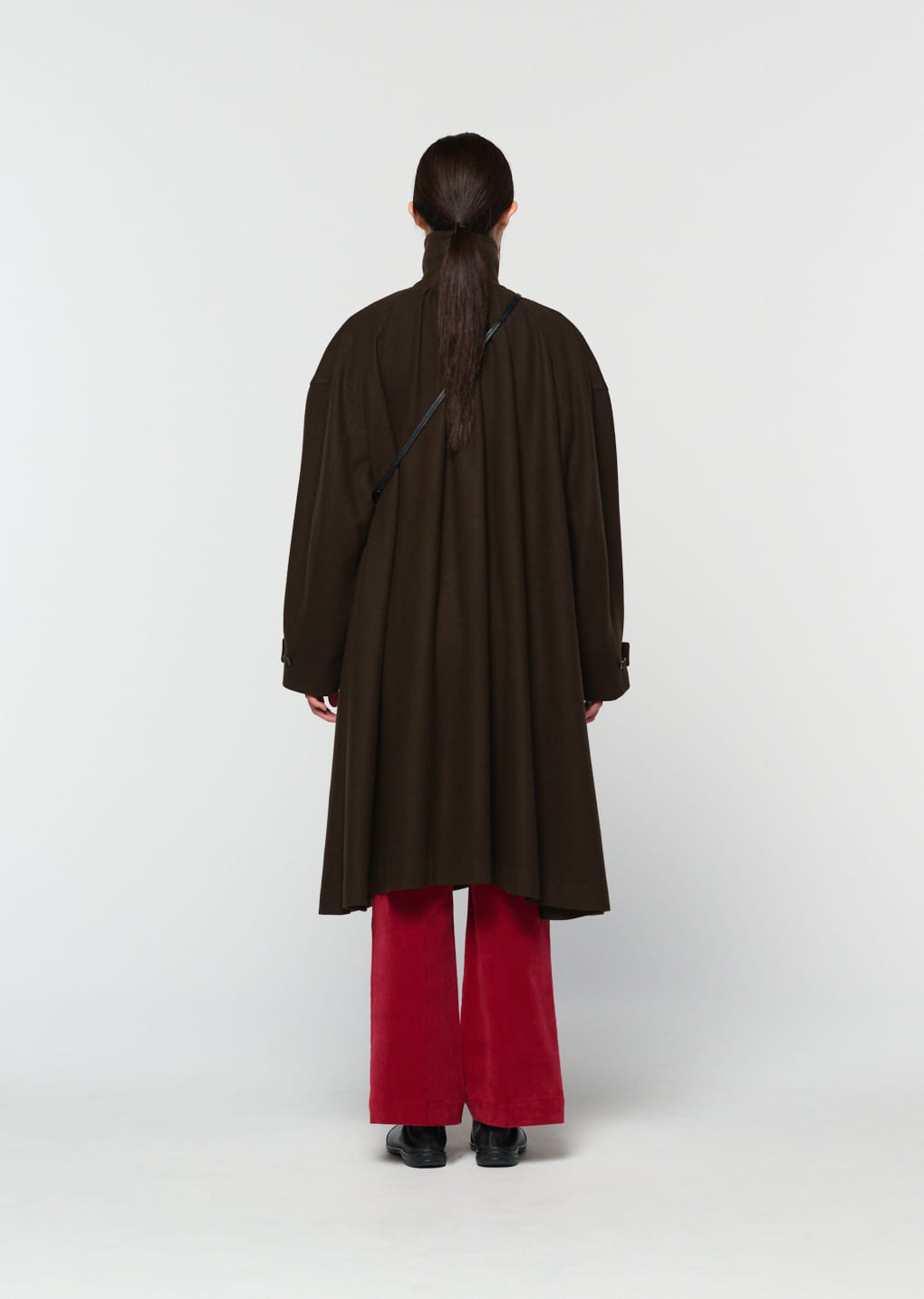 Amomento - corduroy flared pants (Red) product image 8 | TRAB K-Fashion Australia