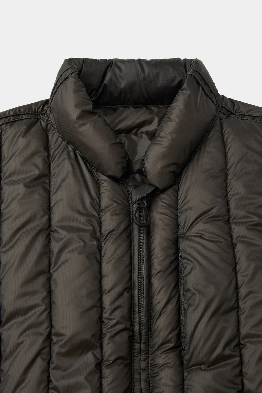 Coor - Quilted Soft Shell Shawl Collar Jumper (Grayish Brown) product image 5 | TRAB K-Fashion Australia
