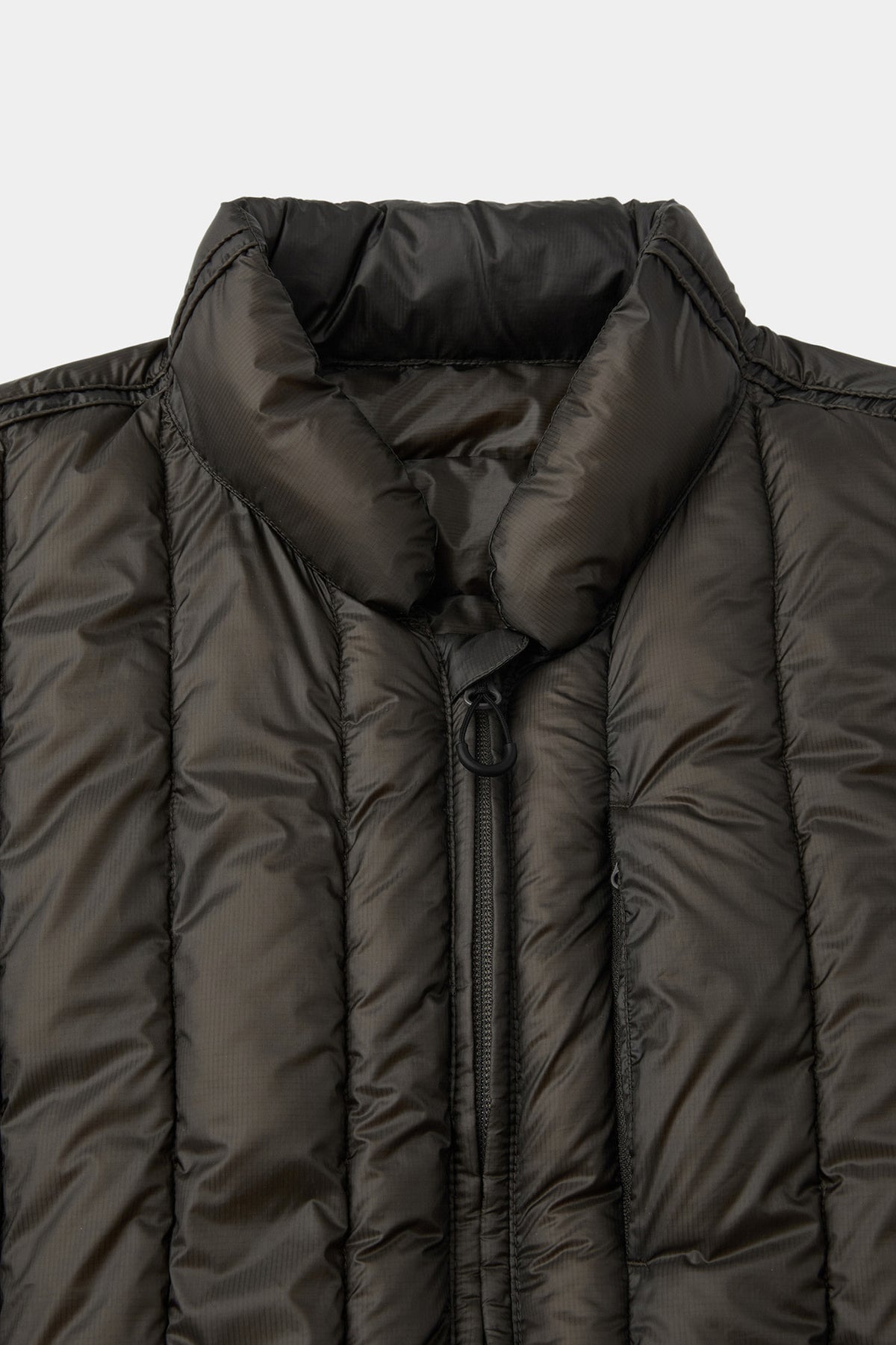 Coor - Quilted Soft Shell Shawl Collar Jumper (Grayish Brown) product image 5 | TRAB K-Fashion Australia