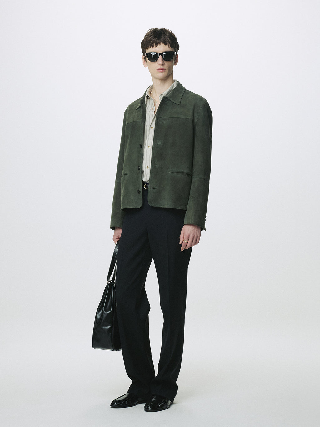 Tonywack - Wool Tailored Straight Trousers (Midnight) product image 2 | TRAB K-Fashion Australia