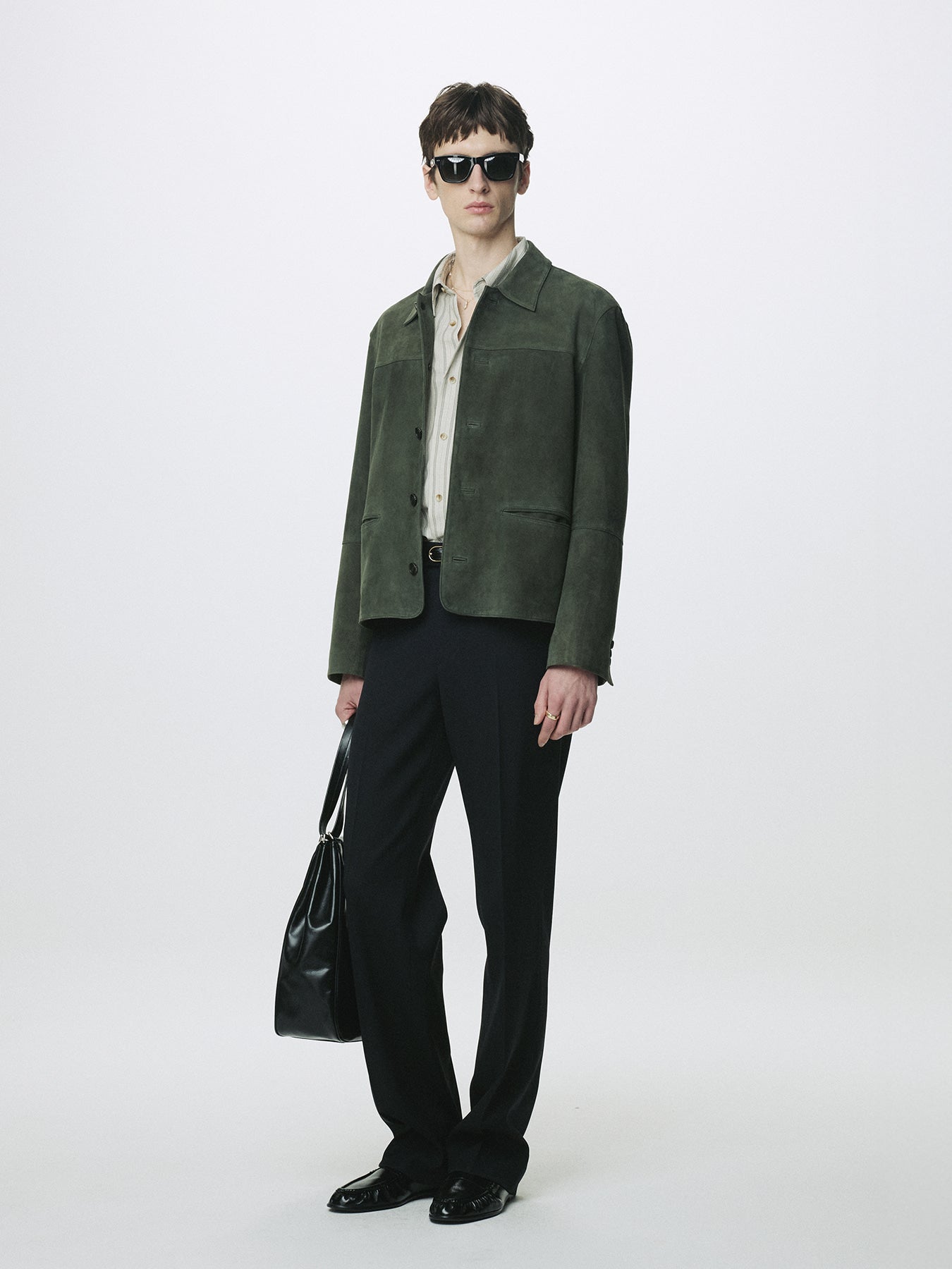 Tonywack - Wool Tailored Straight Trousers (Midnight) product image 2 | TRAB K-Fashion Australia
