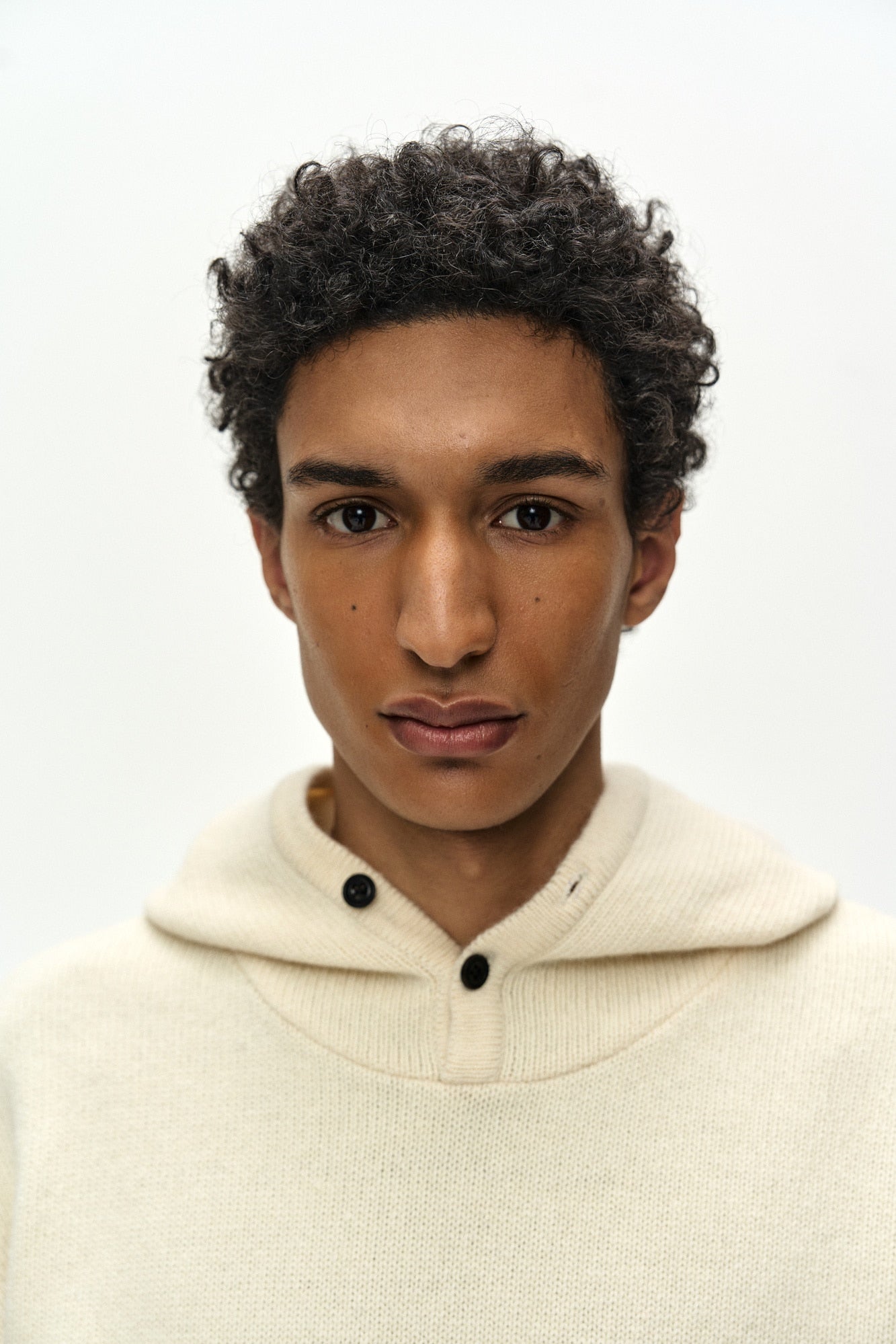 Andersson Bell - (essential) Unisex Varsity Patch Hoodie (cream) (Cream) product image 8 | TRAB K-Fashion Australia