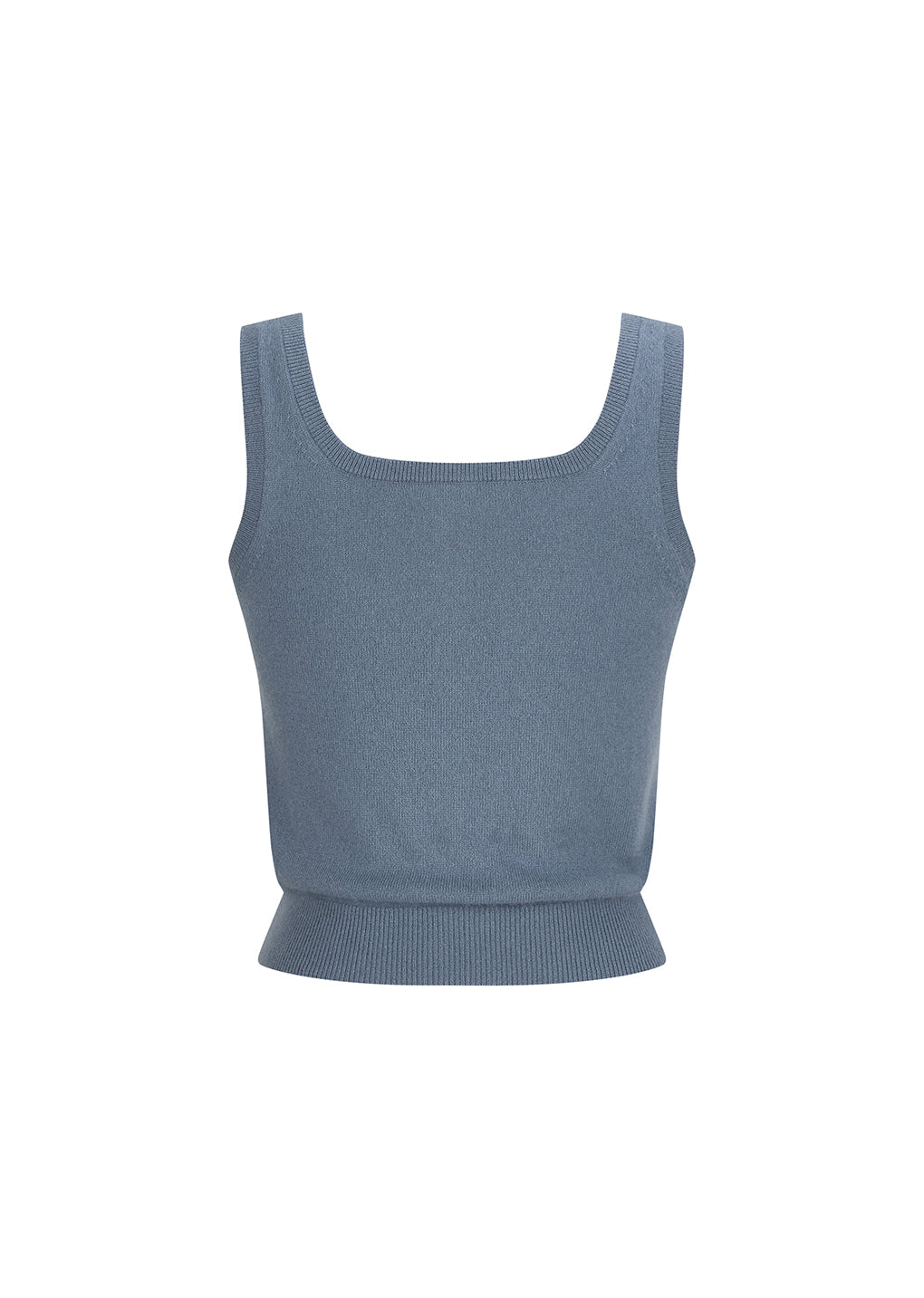 Amomento - Cashmere Button Up U-neck Vest (Blue) product image 3 | TRAB K-Fashion Australia