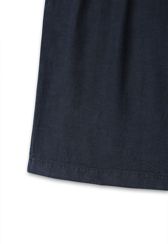 Art if acts - Washed Linen Two Tuck Shorts (Navy) product image 12 | TRAB K-Fashion Australia