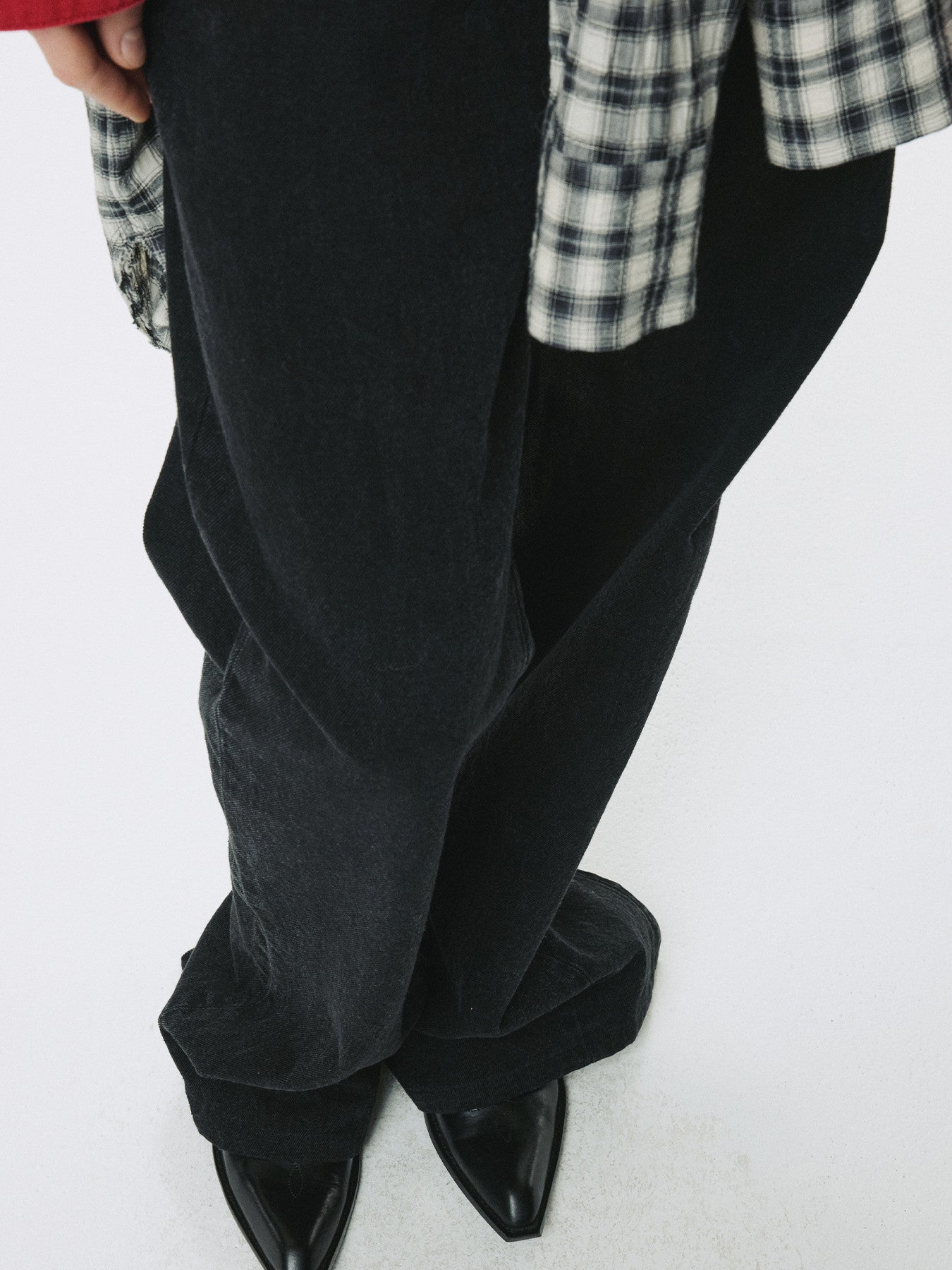 Tonywack - Zipped Wide Leg Denim (Black) product image 6 | TRAB K-Fashion Australia