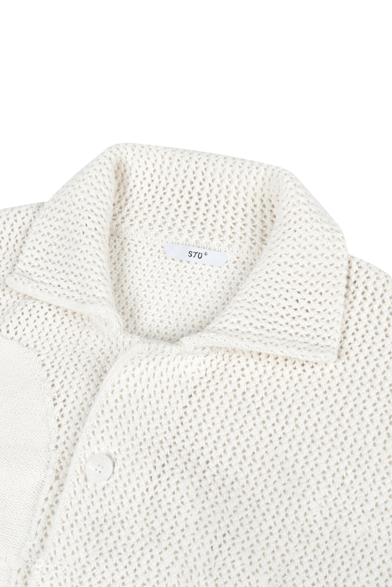 Stu - Graphic Knit Shirt (Cream) product image 17 | TRAB K-Fashion Australia