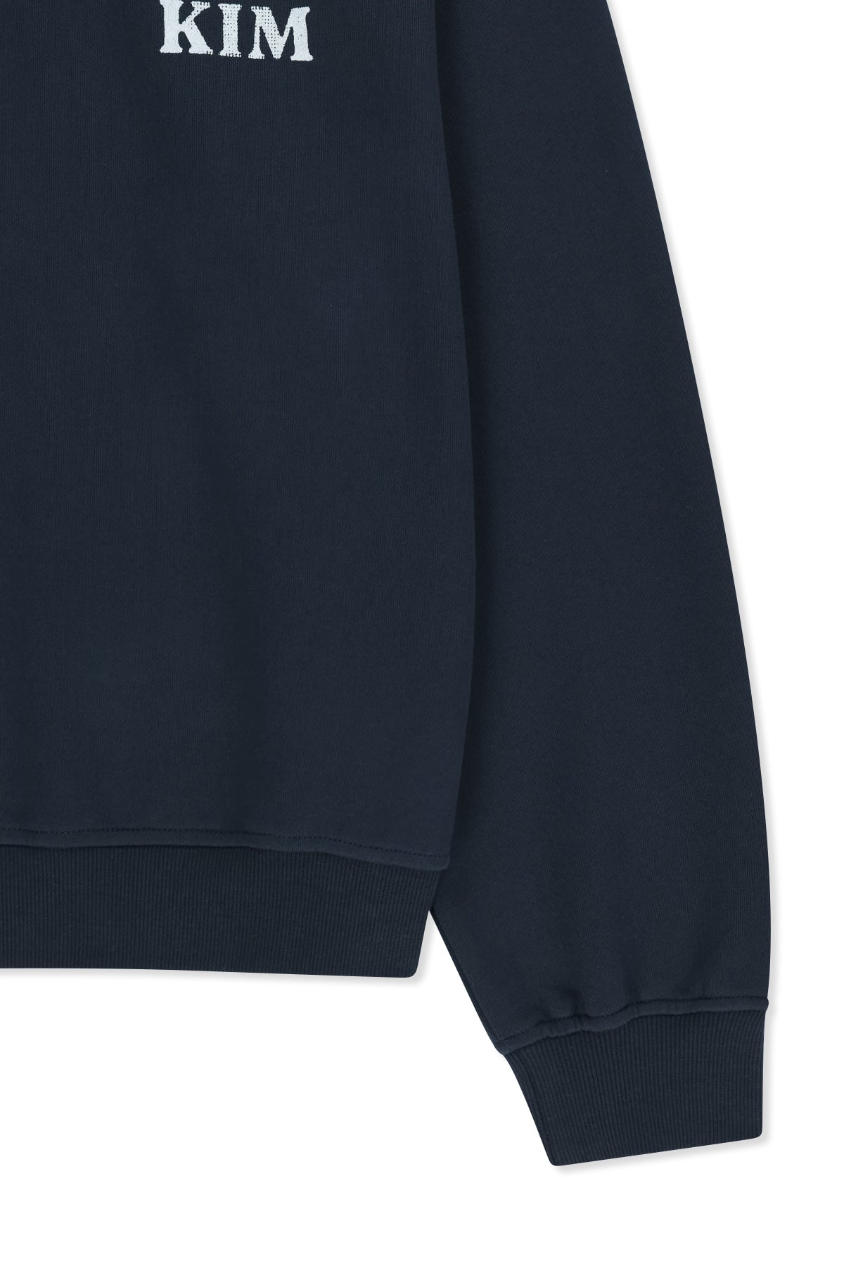 Matin Kim - Matin Logo Quarter Zip Up (Navy) product image 4 | TRAB K-Fashion Australia