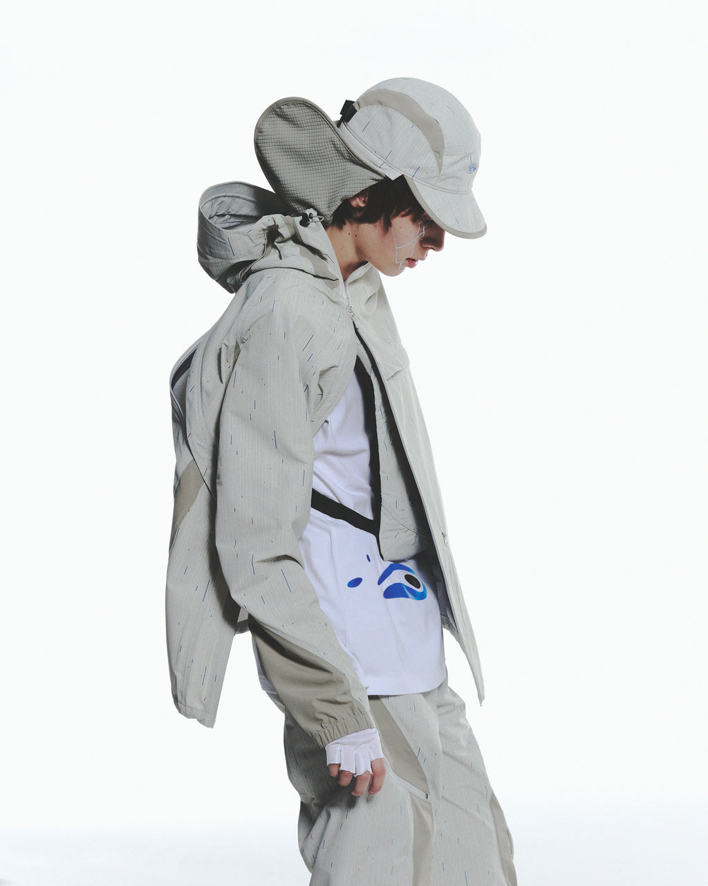 San San Gear - Ar Earmuff Cap Rain Camo product image 1 | TRAB K-Fashion Australia