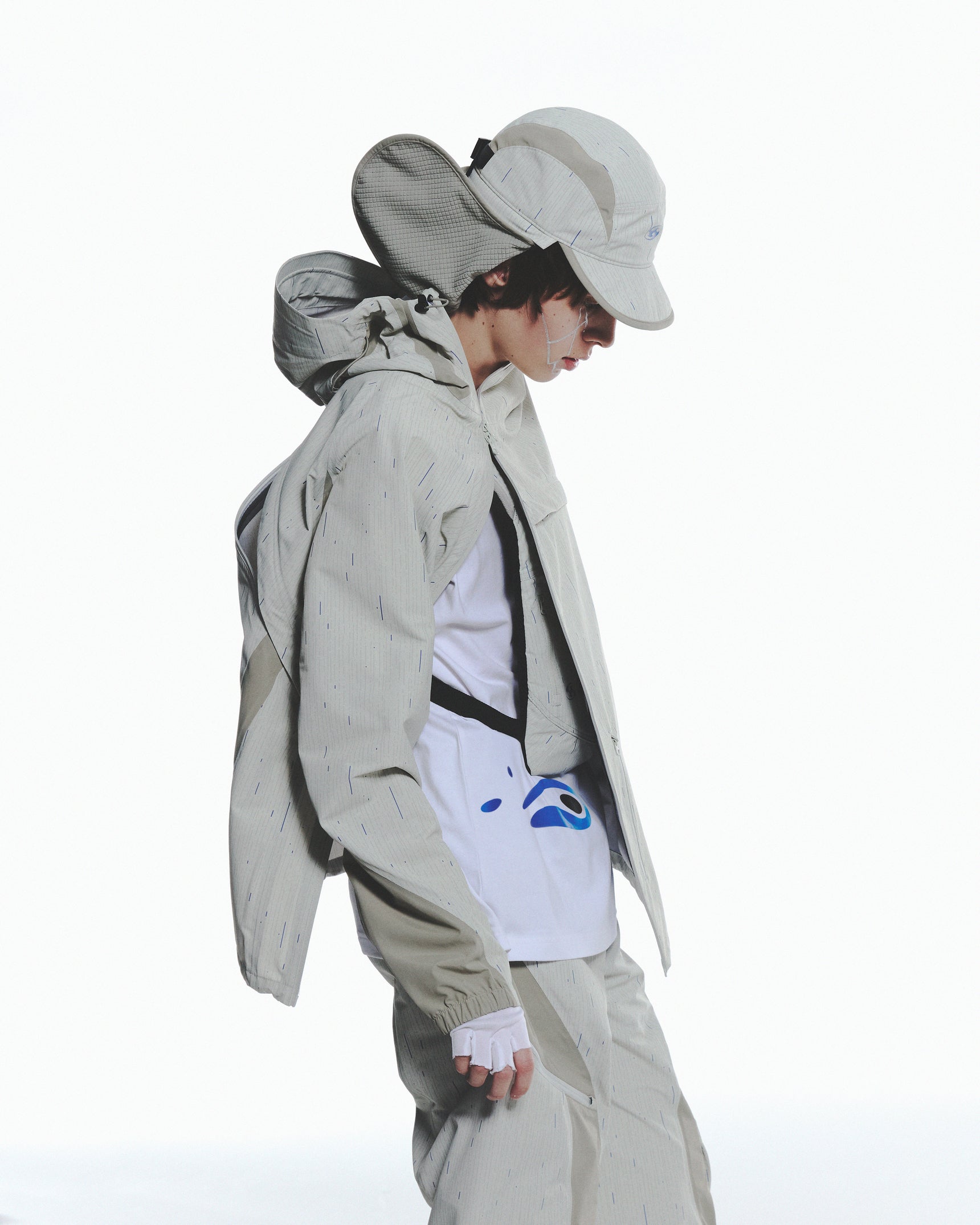 San San Gear - Ar Earmuff Cap Rain Camo product image 1 | TRAB K-Fashion Australia