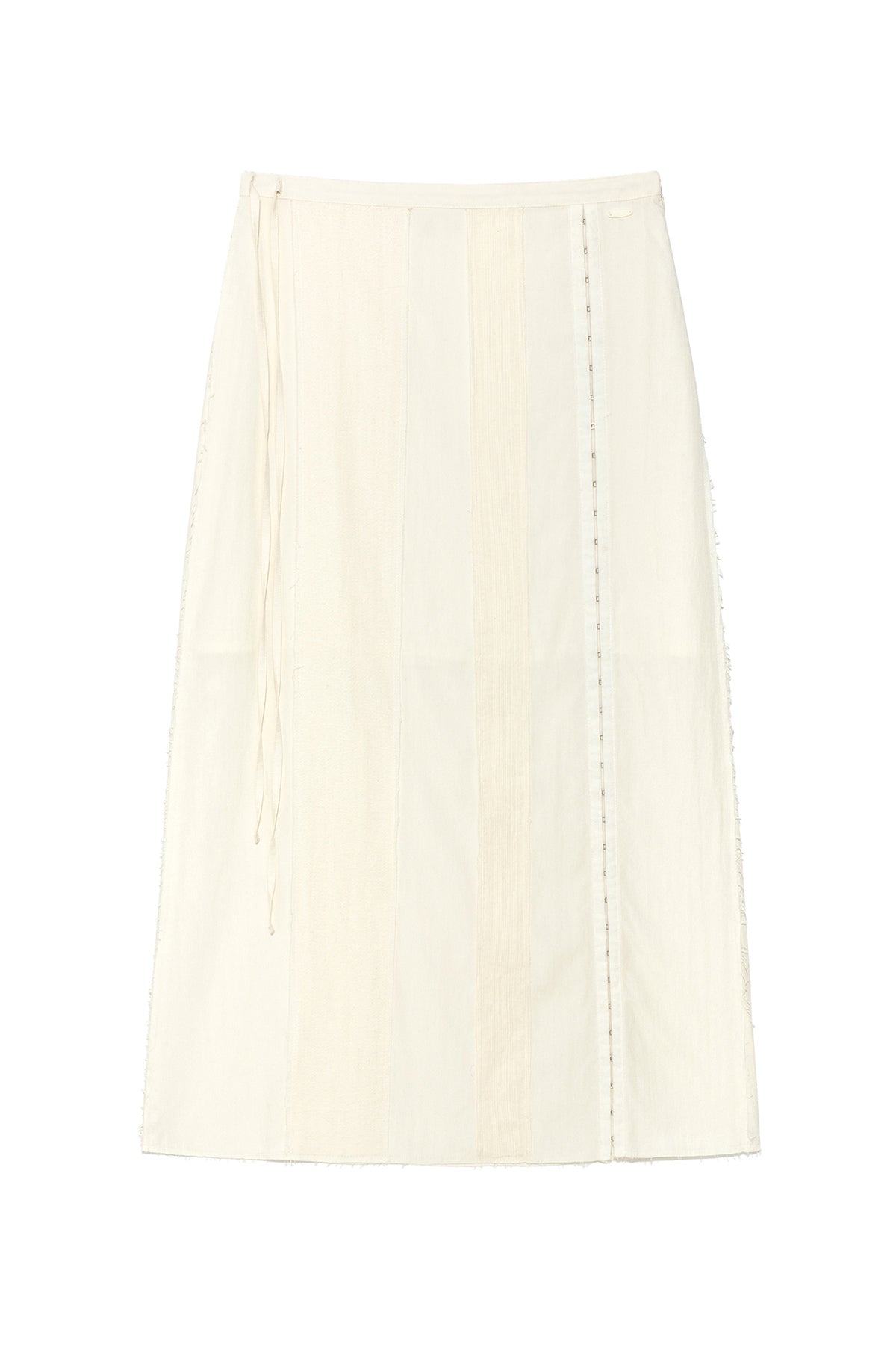Matin Kim - Hook And Eye String Long Skirt (Ivory) product image 1 | TRAB K-Fashion Australia