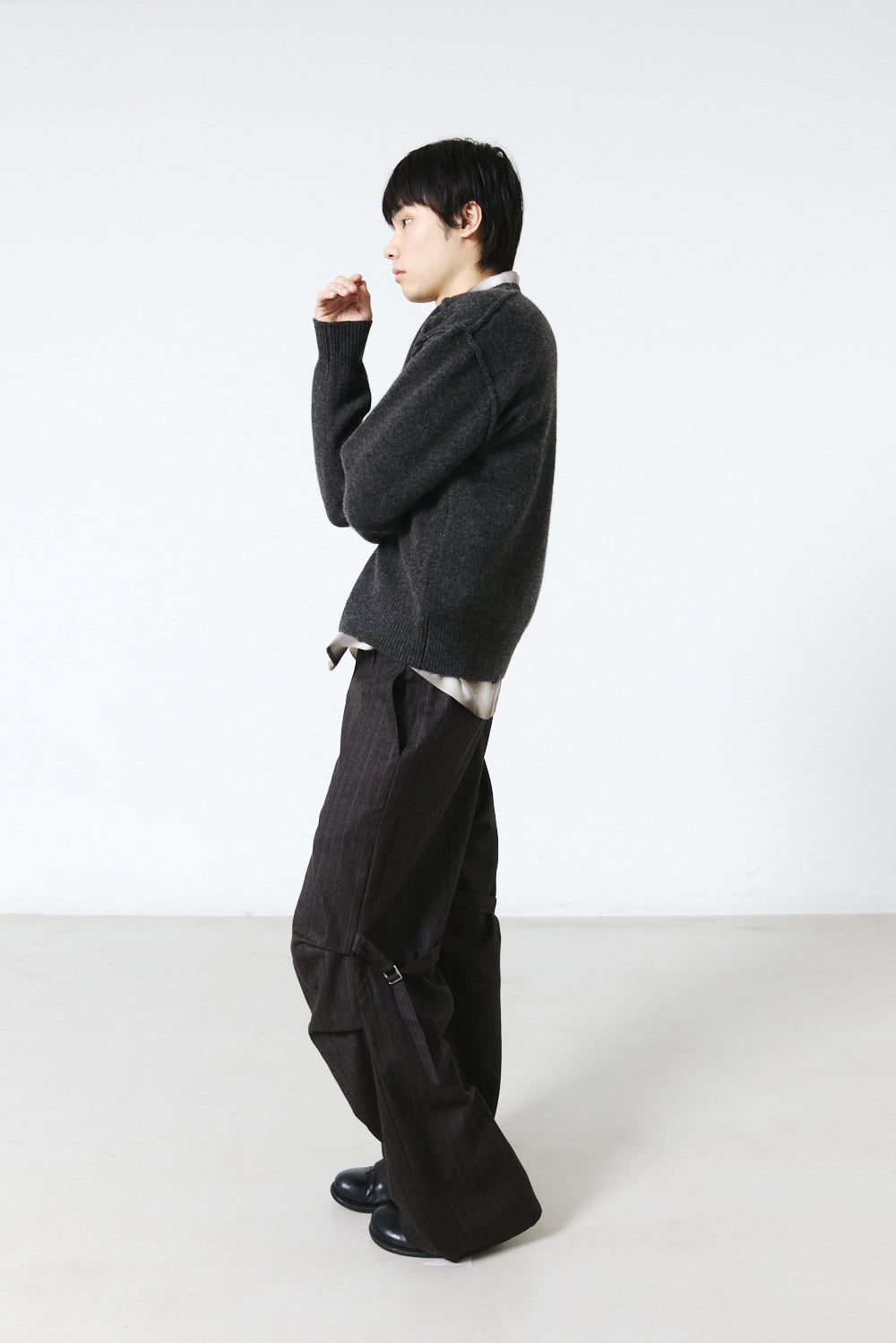 Hatchingroom - Reverse Damage Sweater (Charcoal) product image 12 | TRAB K-Fashion Australia