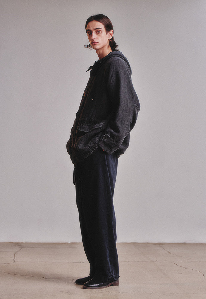 Art if acts - Linen Military Parka (Black) product image 2 | TRAB K-Fashion Australia