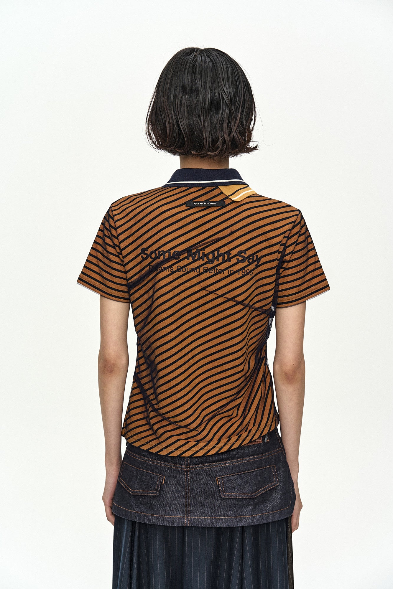 Andersson Bell - Twisted Pk Polo Top (Yellow) product image 4 | TRAB K-Fashion Australia