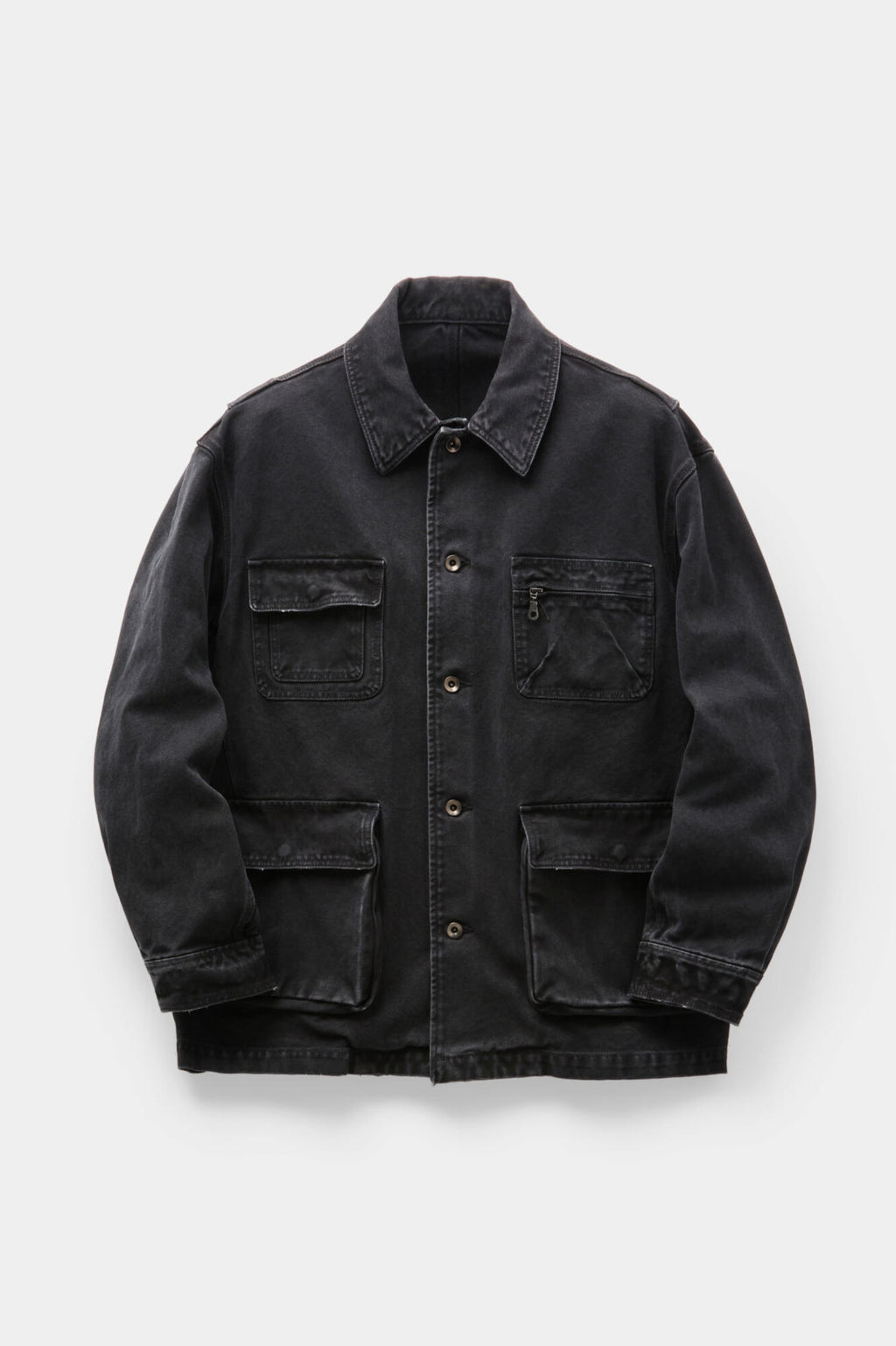 Coor - Over Dyed Coverall Jacket (Washed Charcoal) product image 1 | TRAB K-Fashion Australia