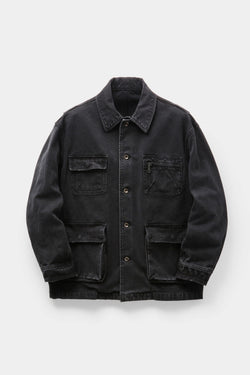 Coor - Over Dyed Coverall Jacket (Washed Charcoal) product image 1 | TRAB K-Fashion Australia