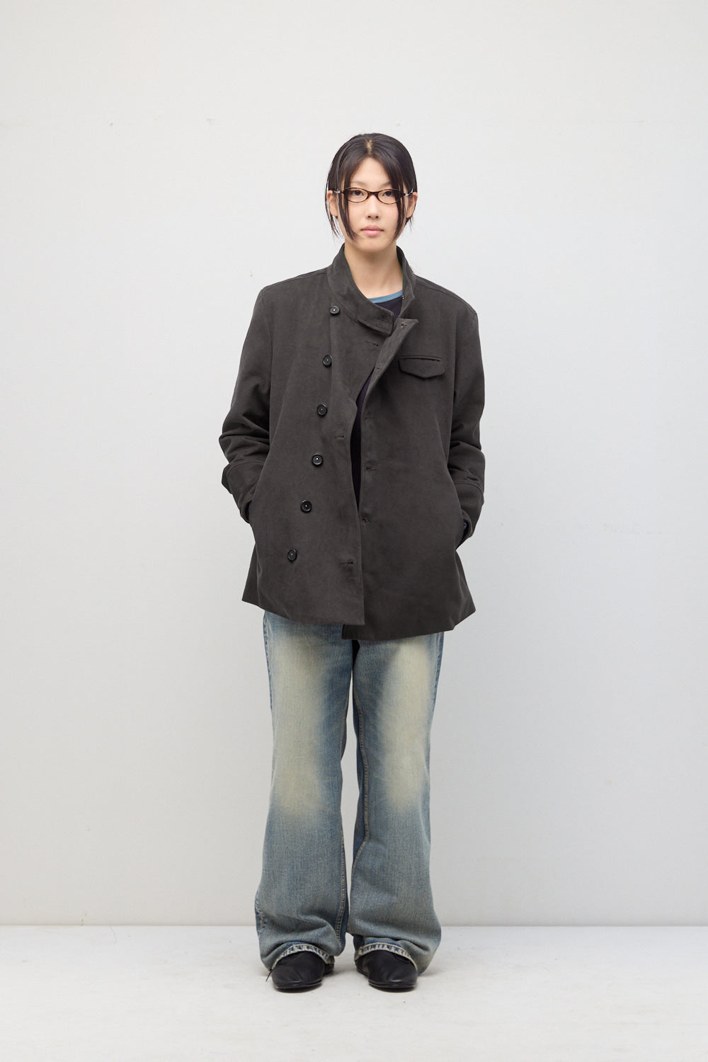 Hatchingroom - Fencing Coat (Charcoal) product image 11 | TRAB K-Fashion Australia