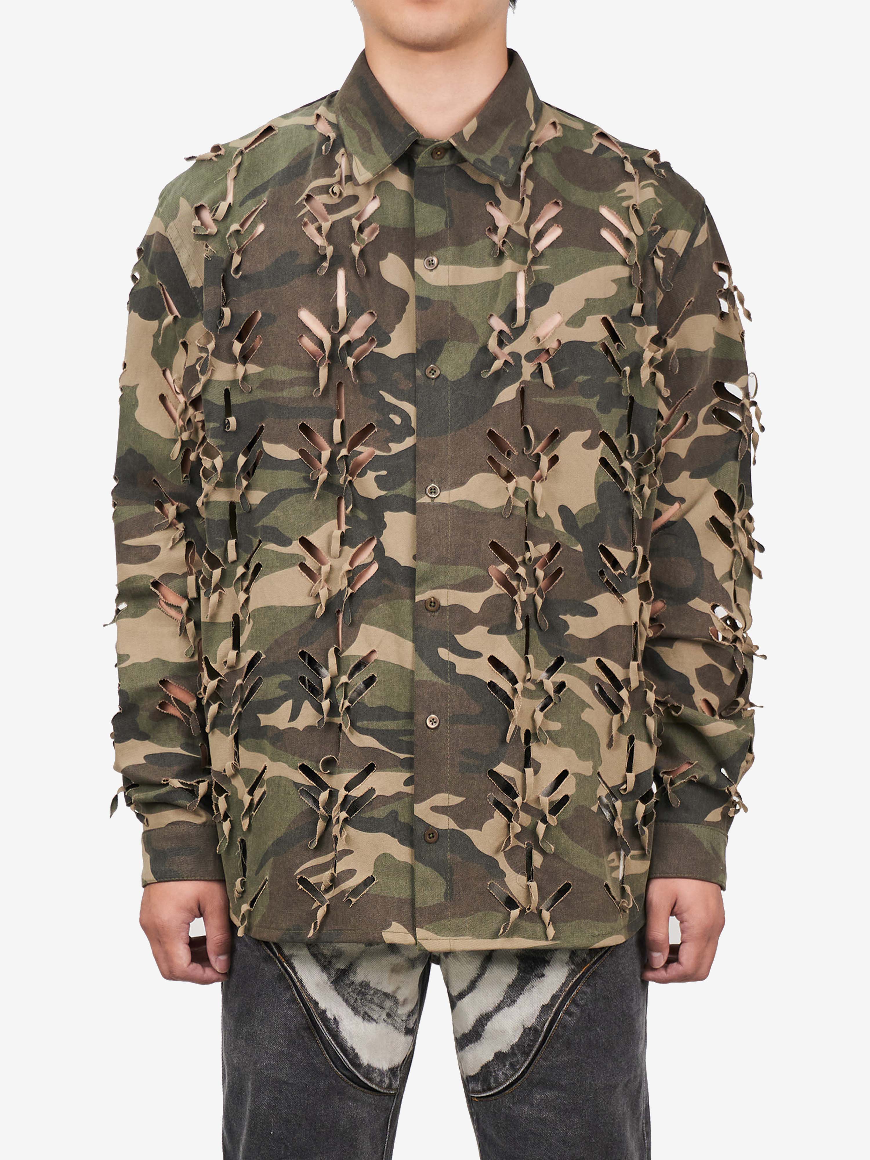 Juntae Kim - Laser-Slashed Shirts (OC7) product image 1 | TRAB K-Fashion Australia