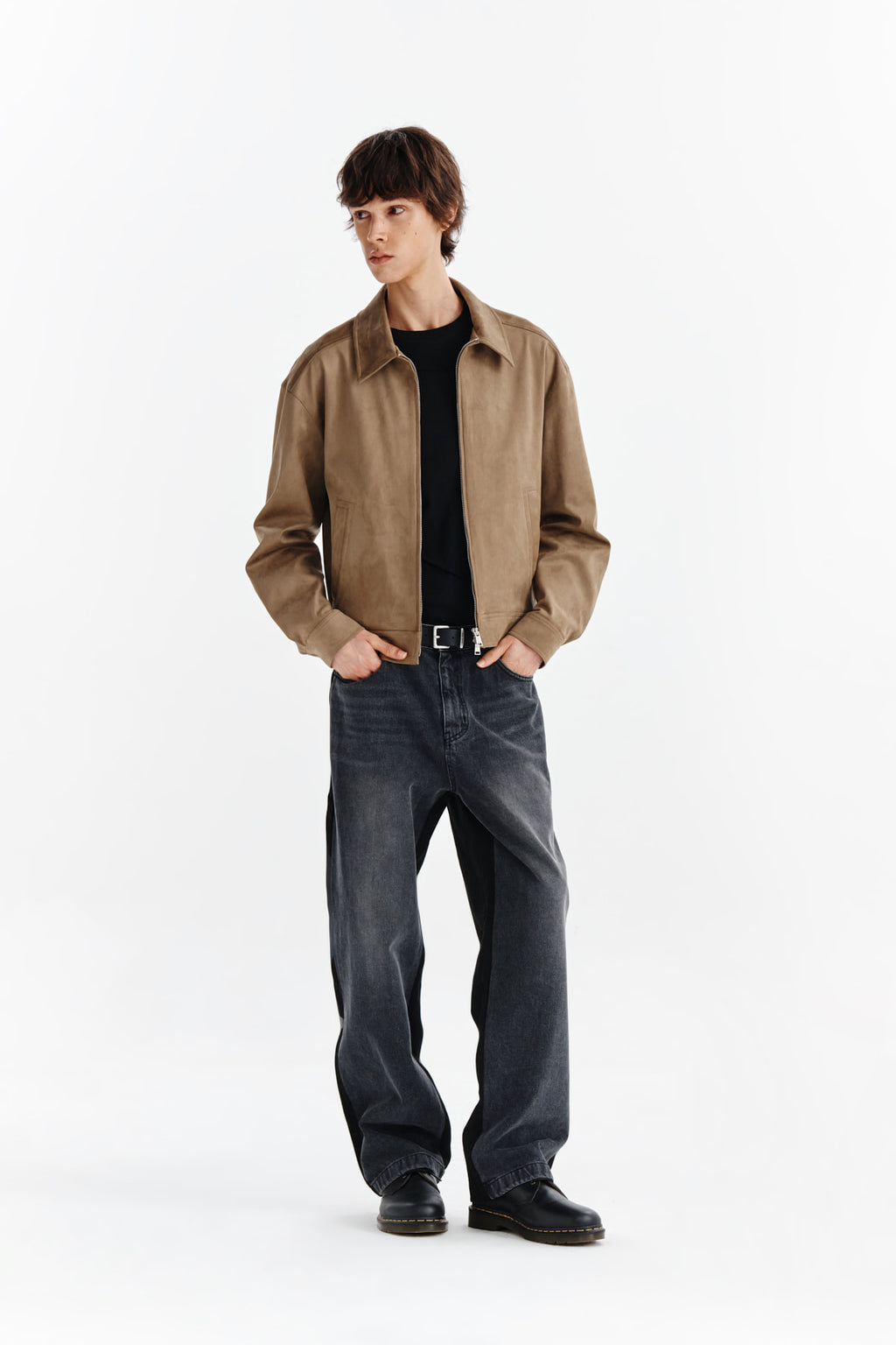 Matin Kim - Double Side Carpenter Denim Pants (Black) product image 13 | TRAB K-Fashion Australia